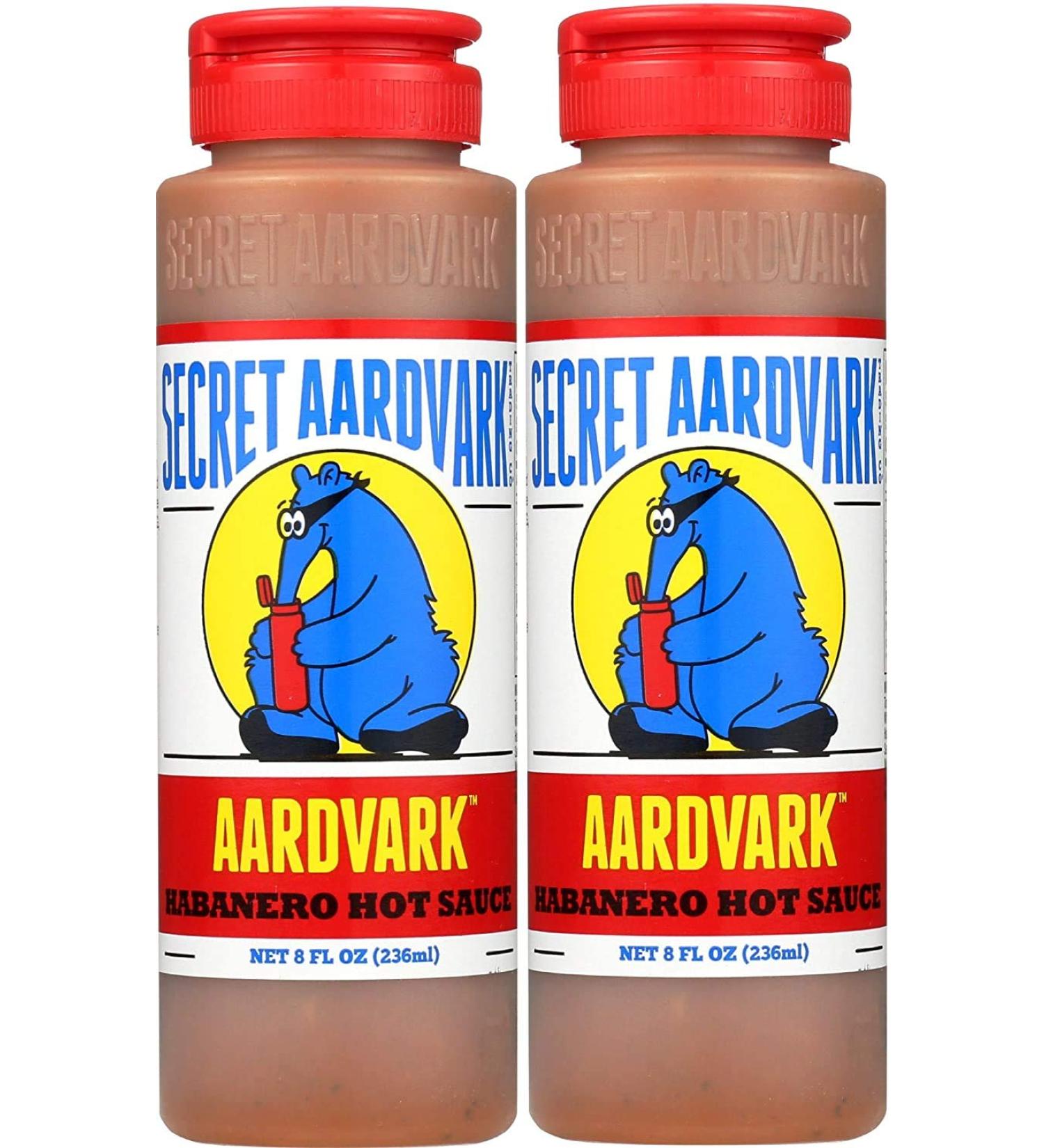 Secret Aardvark Hot Sauce - Habanero & Roasted Tomato Medium Spiced Sauce 8 oz (2 pack) - Buy Online on GoSupps.com
