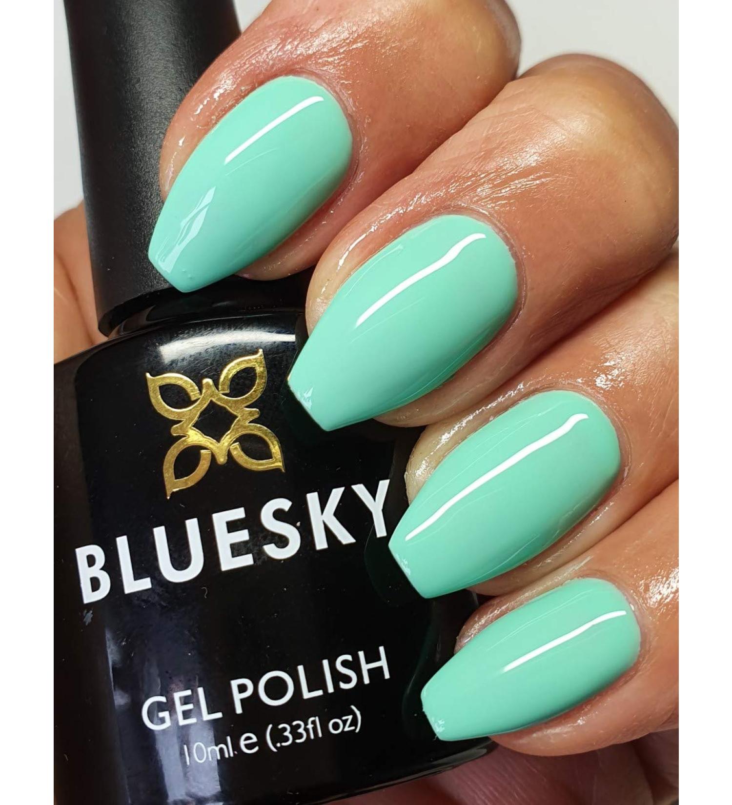 Bluesky GEL POLISH GROOVY GREEN LIGHT MINT GREEN DC105 Nail UV LED Soak Off 10ml