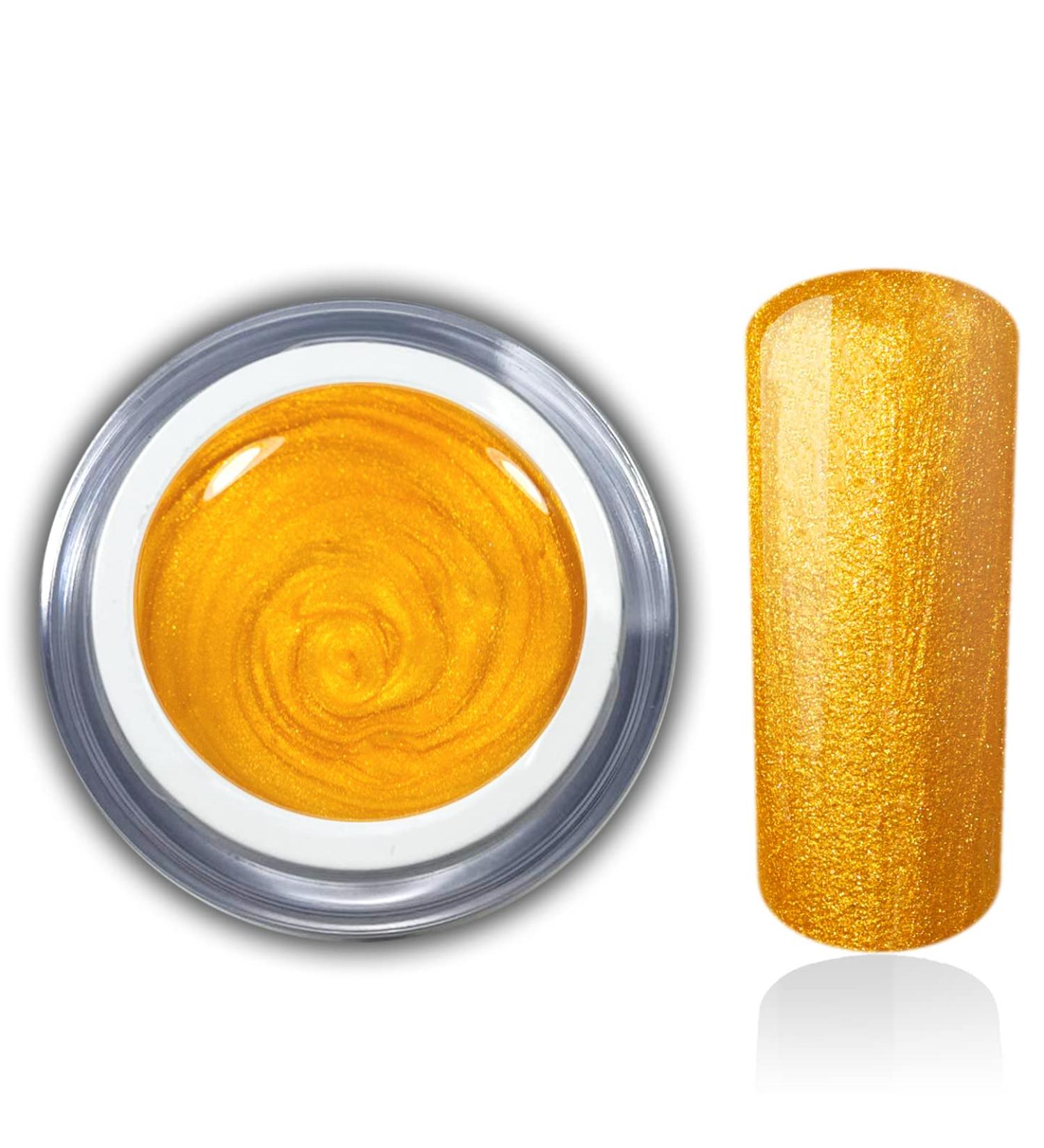Buy RM Beautynails 07-Gold Metallic UV LED Nail Gel - 5ml - Color Gel for Stunning Nails - International Shipping Available - Buy Online on GoSupps.com