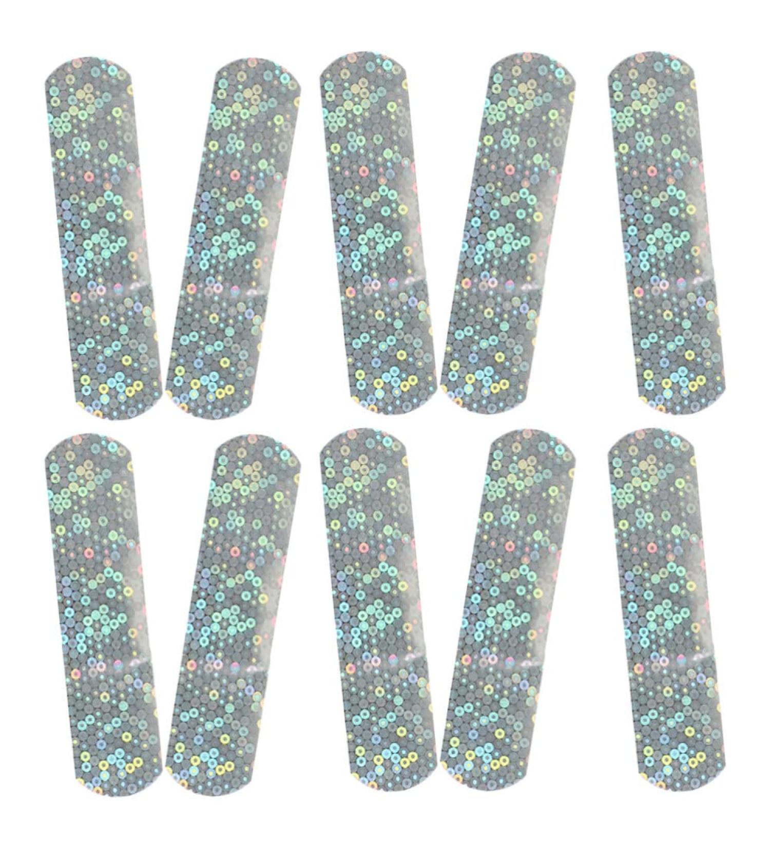 LALAFINA 10pcs Cartoon Glitter Band Set for Kids - Fun Fabric Woven Fingertip Strips - Buy Online on GoSupps.com