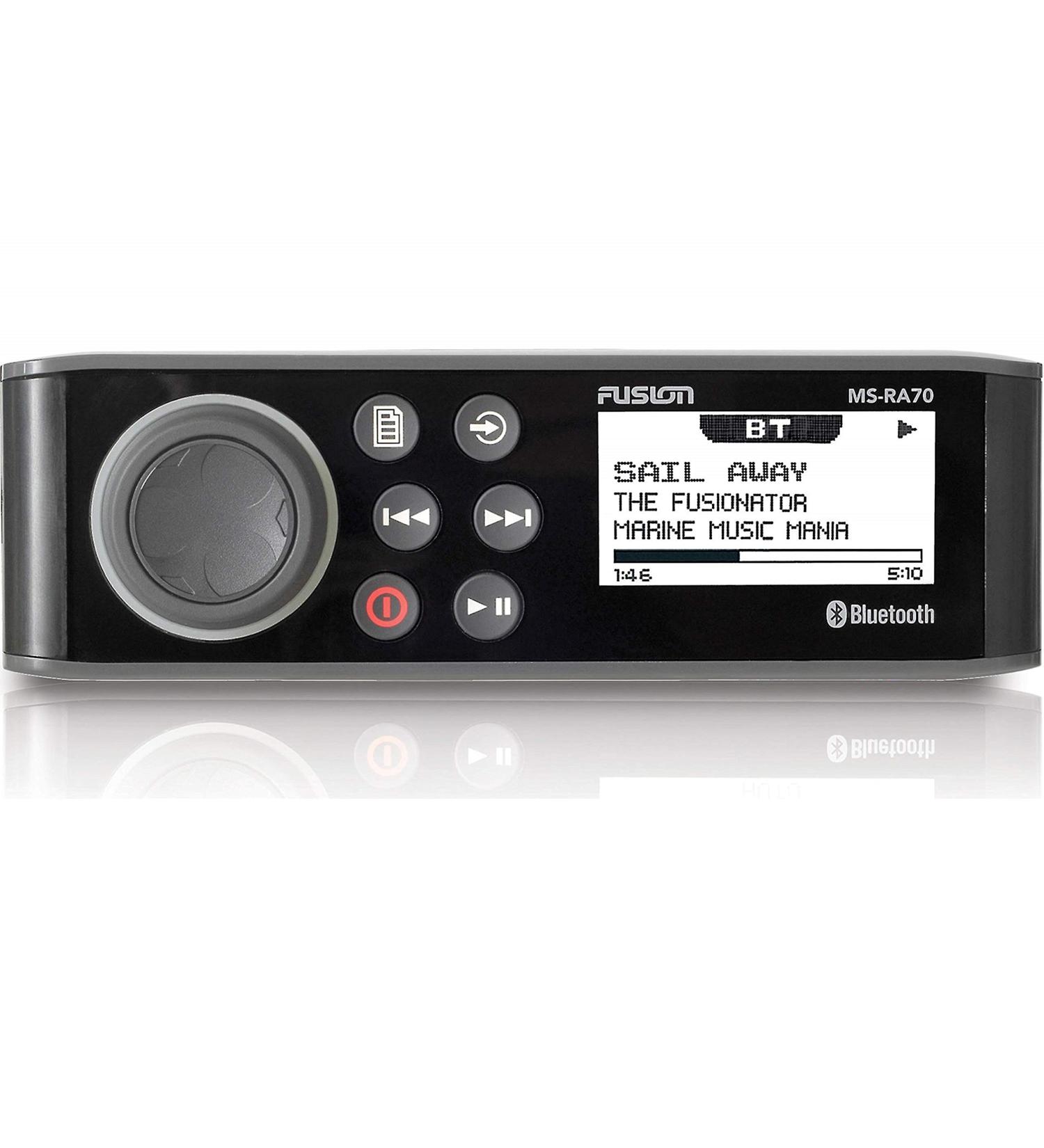 Fusion MS-RA70 Stereo | 4x50W AM/FM/Bluetooth | 2-Zone USB | Wireless Control | Fusion Link App - Buy Online on GoSupps.com