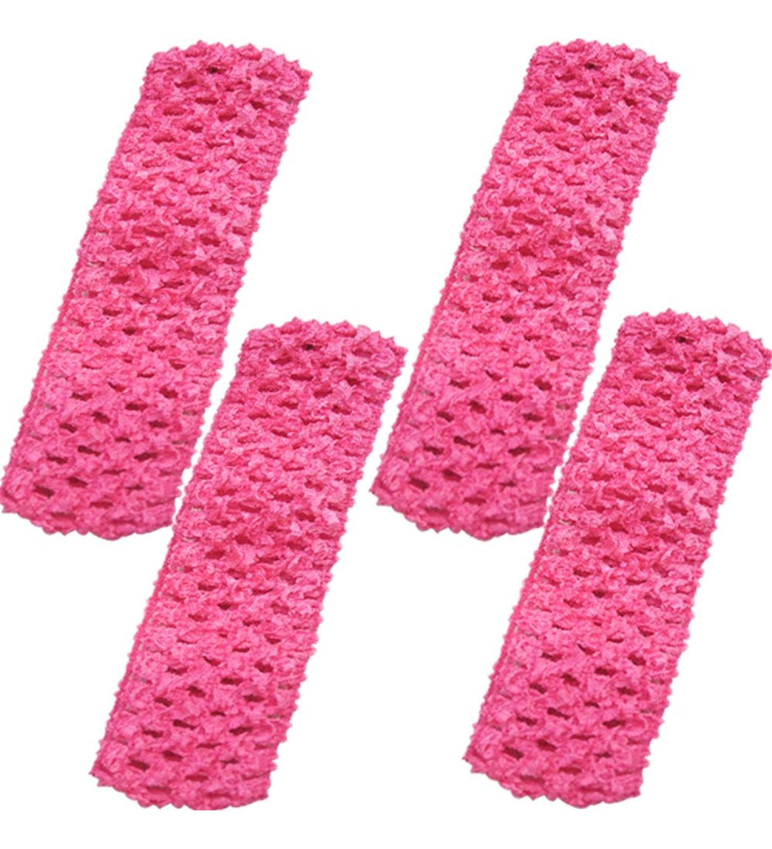 4pcs Crochet Tube Top Crochet Tutu Set for Baby Girls - Hot Pink Pettiskirt 1.5x6 - Buy Online on GoSupps.com