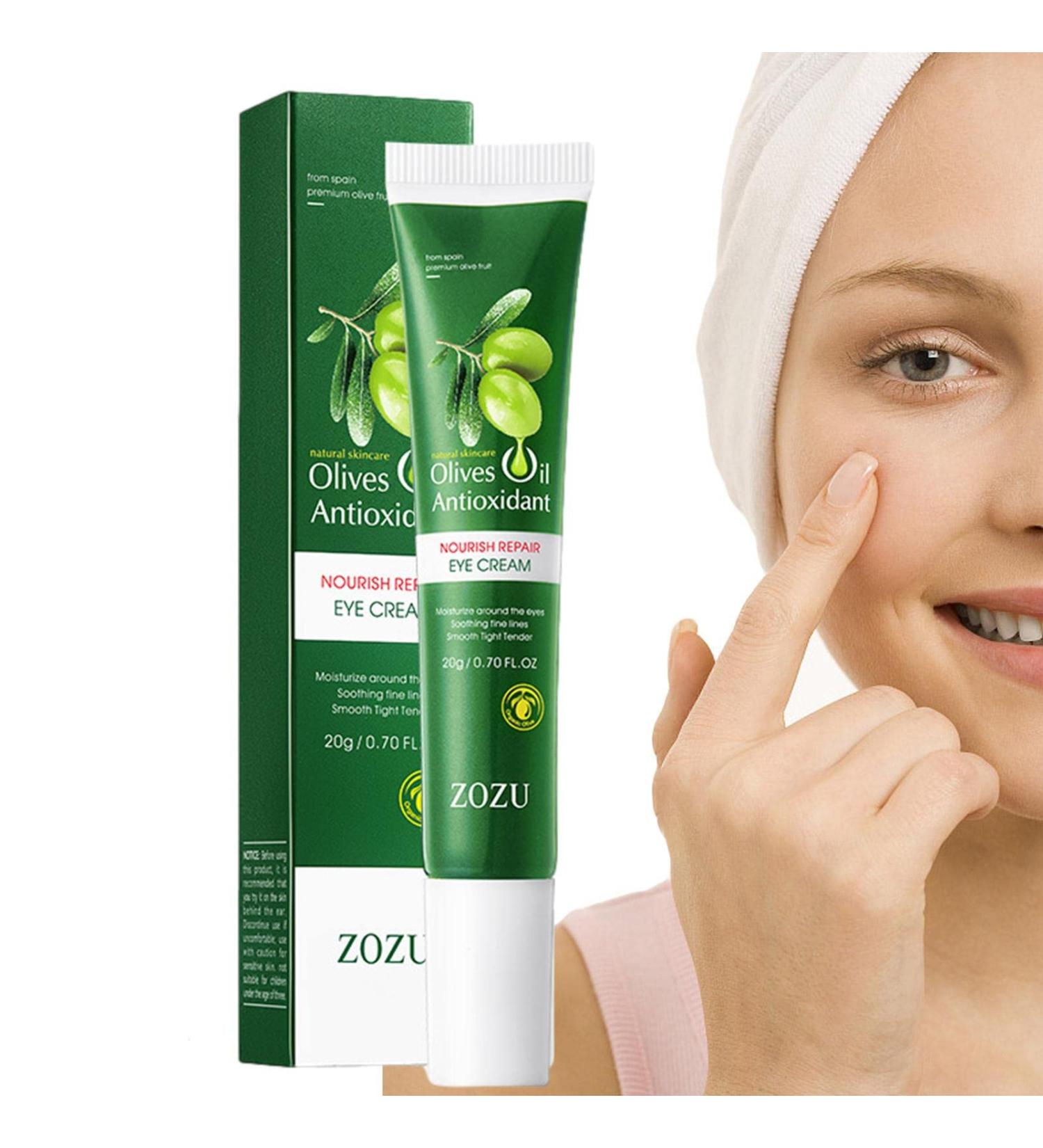  Yunmiao Nourishing Eye Cream | Olive Oil Hydrating Anti-Wrinkle Vegetable Oil Eye Cream 20g Skincare Eye Defense Revitalizing Repair Eye Cream Yunmiao - Buy Online on GoSupps.com
