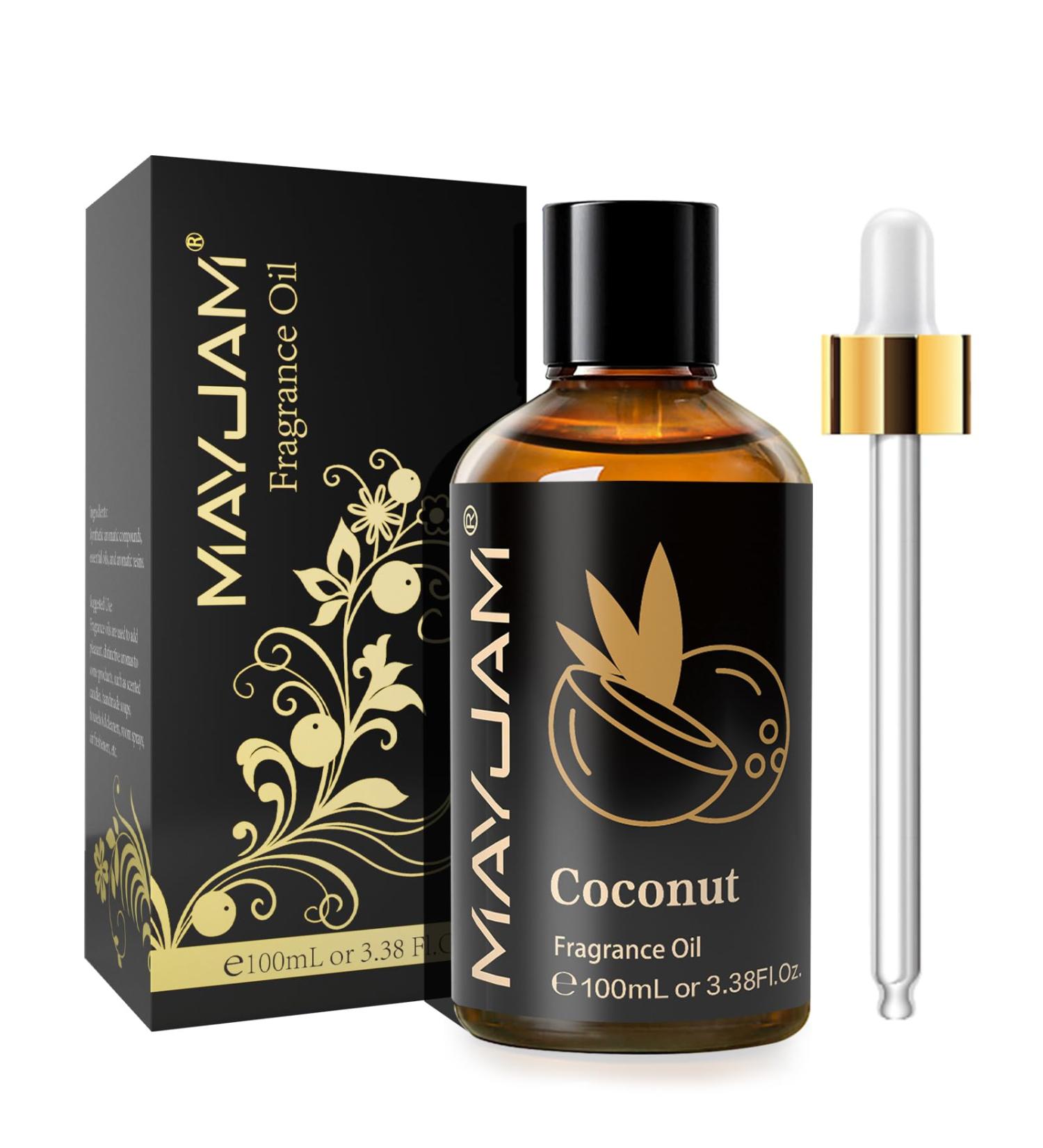 MAYJAM Coconut Oil 100ml - Premium Fragrance Oil for Diffusers & Aromatherapy | Essential Oils & Home Use - Buy Online on GoSupps.com