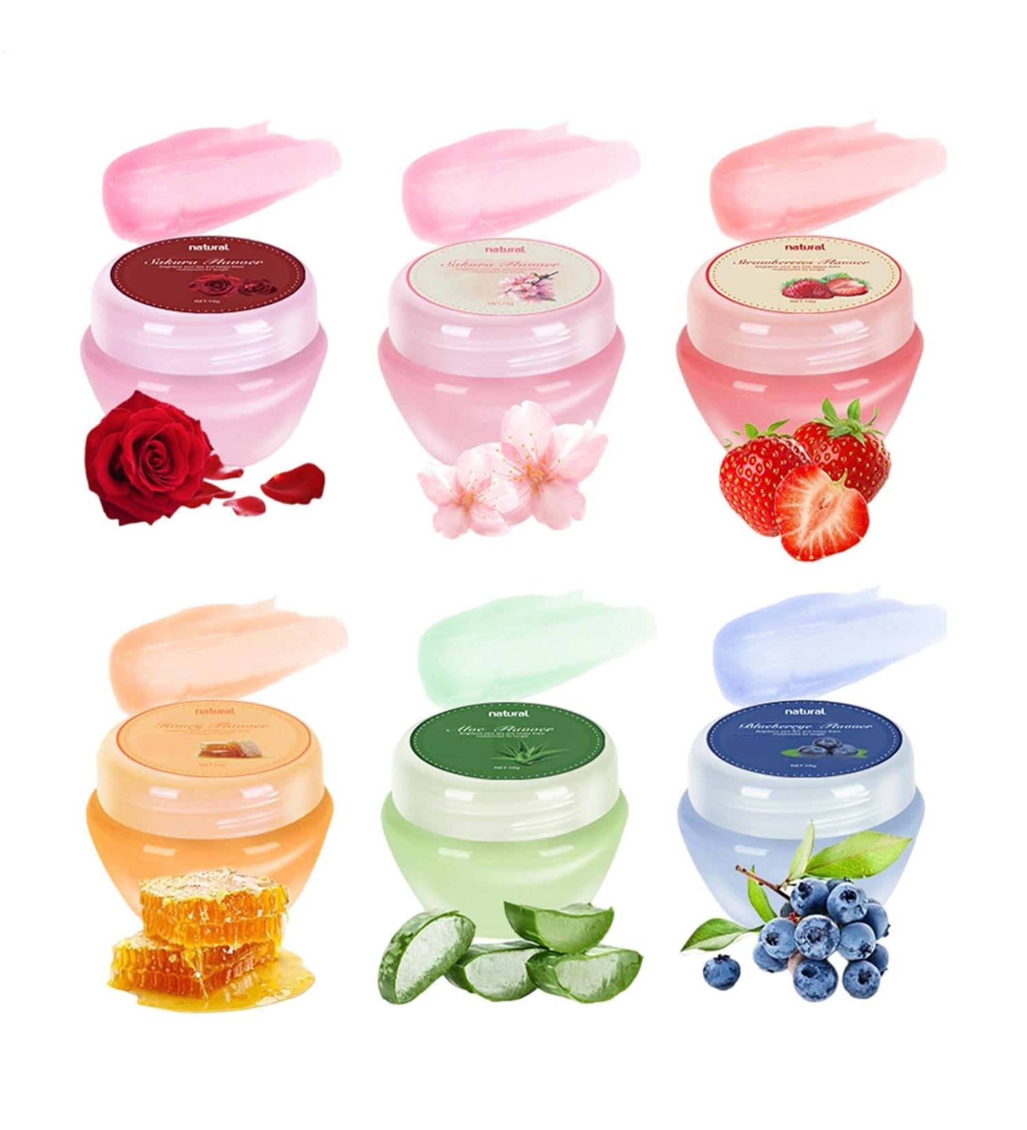 Moisturizing Lip Balm Natural Moisturizing Lip Set Refreshing Texture Lip Repair Balm for Work School Party Dating - Buy Online on GoSupps.com