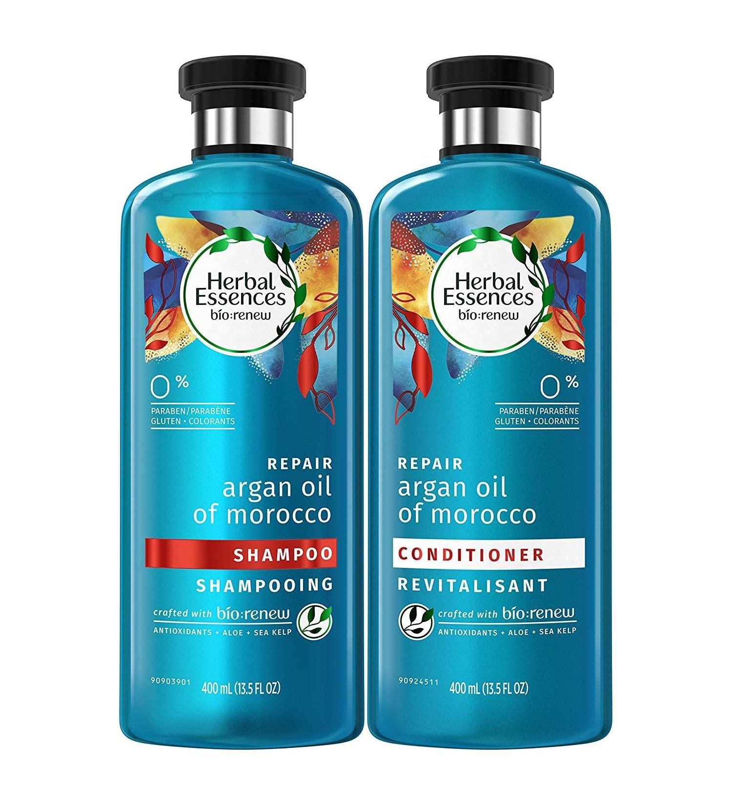 Herbal Essences Biorenew jpwxgj 13.5 OZ Argan Oil of Morocco Shampoo and Conditioner (Pack of 3)