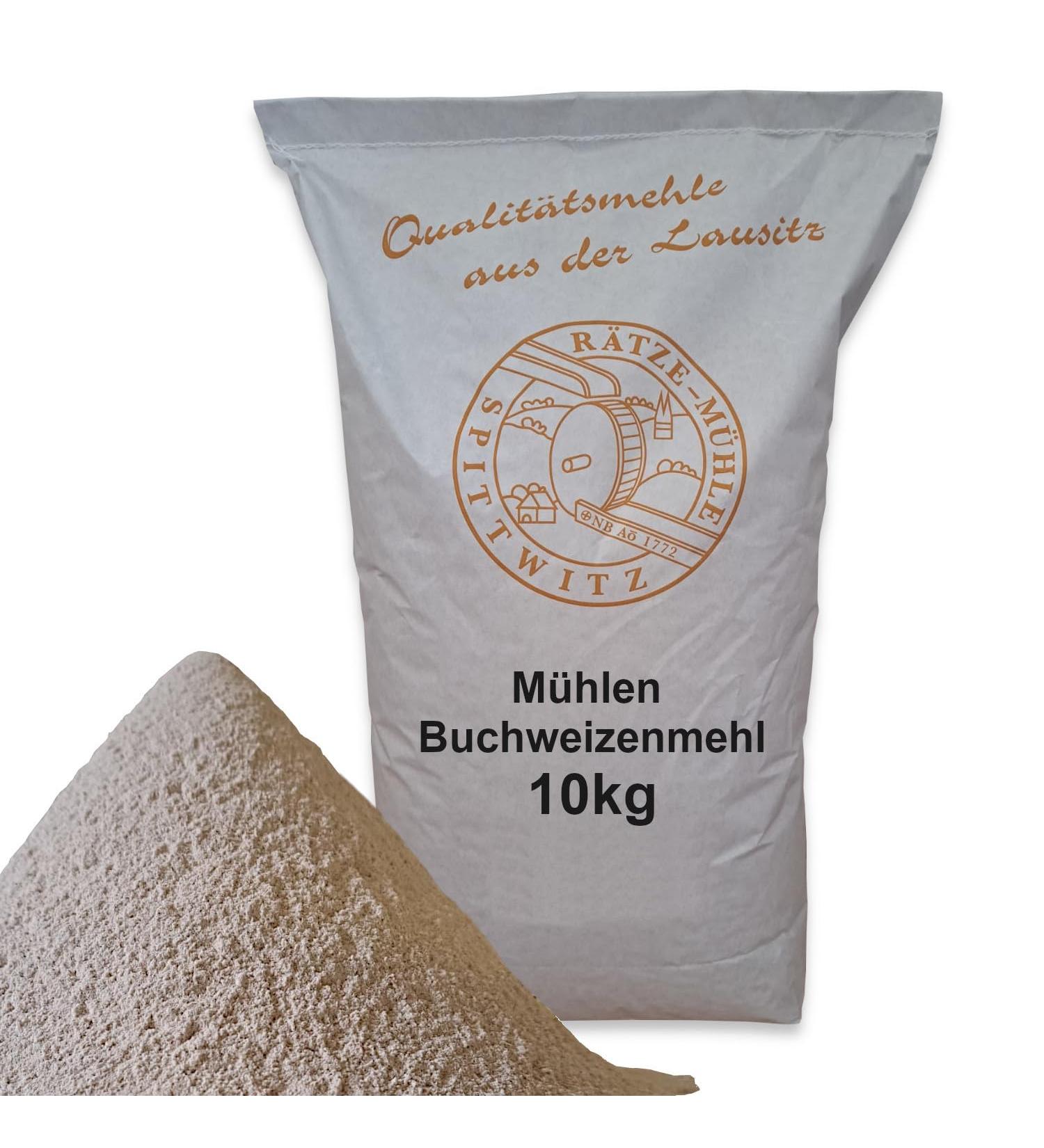 Buy M hlen Buckwheat Flour 10kg Fresh 100% Natural & Regionally Sourced from R tze Mill - Buy Online on GoSupps.com