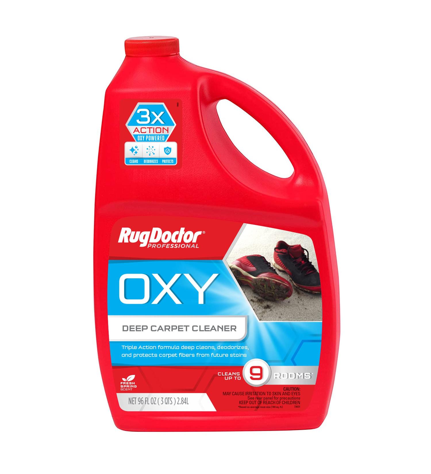 Rug Doctor Triple-Action Oxy Carpet Cleaner - 96 oz | Deep Cleans, Deodorizes & Refreshes | Daybreak Scent | Professional-Grade - Buy Online on GoSupps.com