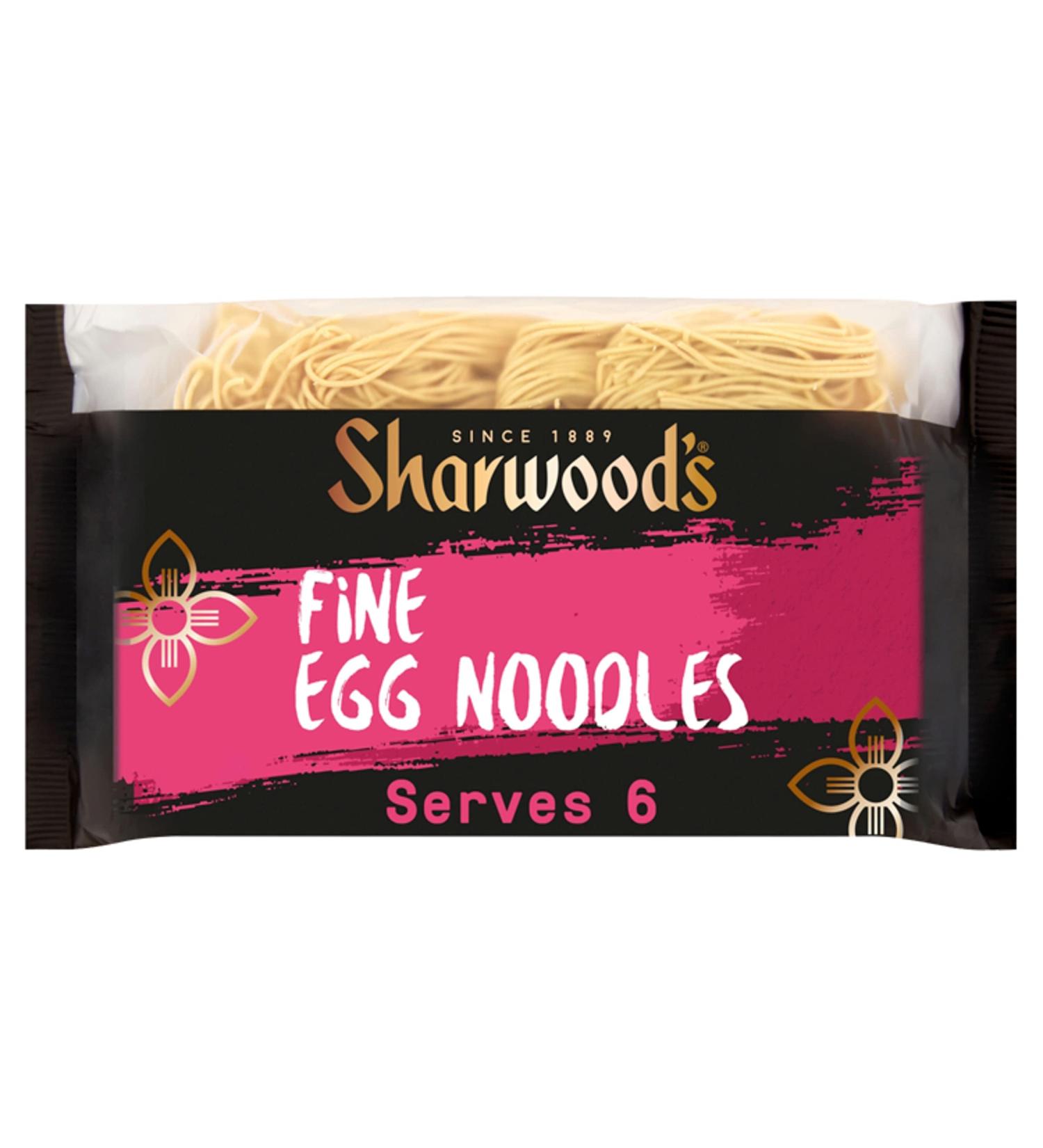 Sharwood's Fine Egg Noodles 340g - Authentic Asian Noodles - Pack of 1 - Buy Online on GoSupps.com