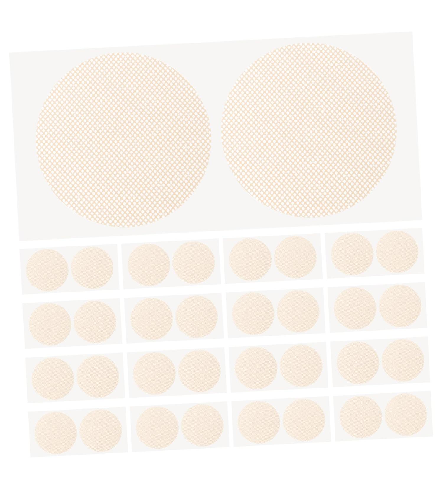 Lurrose Men's Nipple Stickers - 50 Pairs Invisible Nipple Covers & Accessories - 3.5x3.5cm Breast Pads for Men - Shop Internationally - Buy Online on GoSupps.com