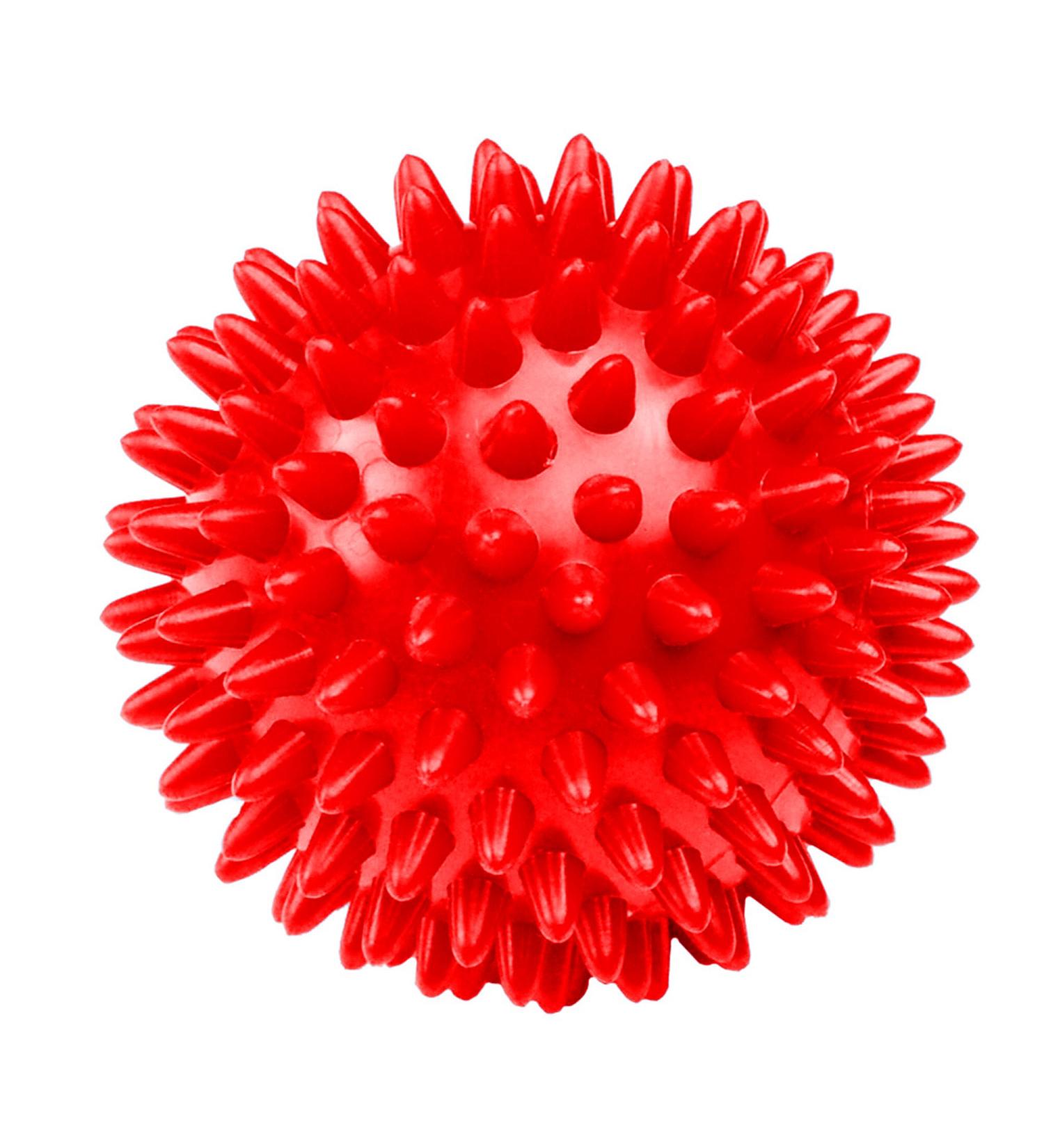 Buy SPRINGOS Hedgehog Ball Massage Ball with Knobs - 8.5 cm Hard Red for Relieving Muscle Tension | International Shipping Available - Buy Online on GoSupps.com