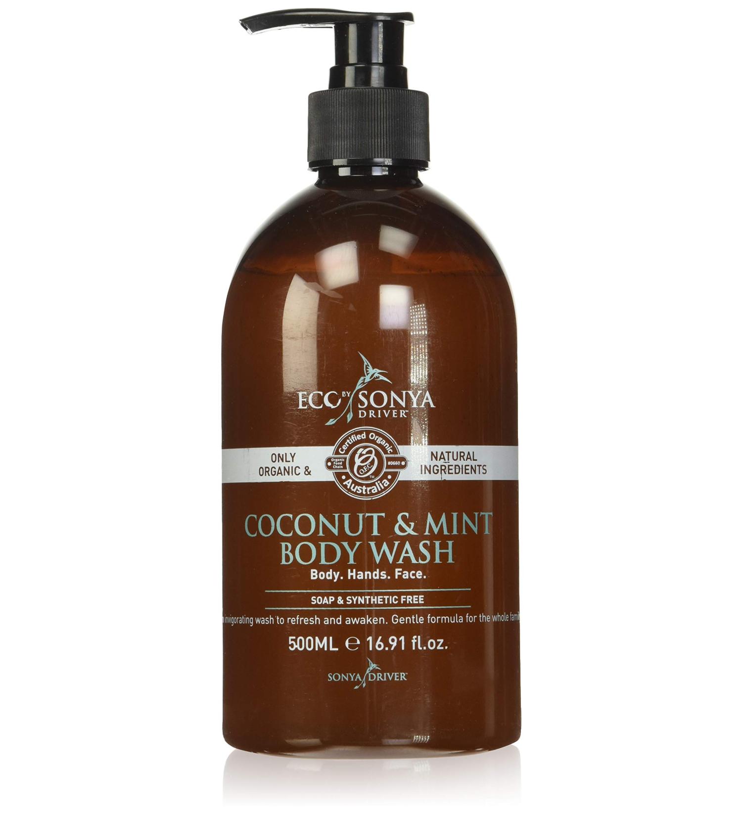 Buy Eco by Sonya Driver Coconut Mint Body Wash - Natural Hydrating Cleanser for All Skin Types - Fast International Shipping - Buy Online on GoSupps.com