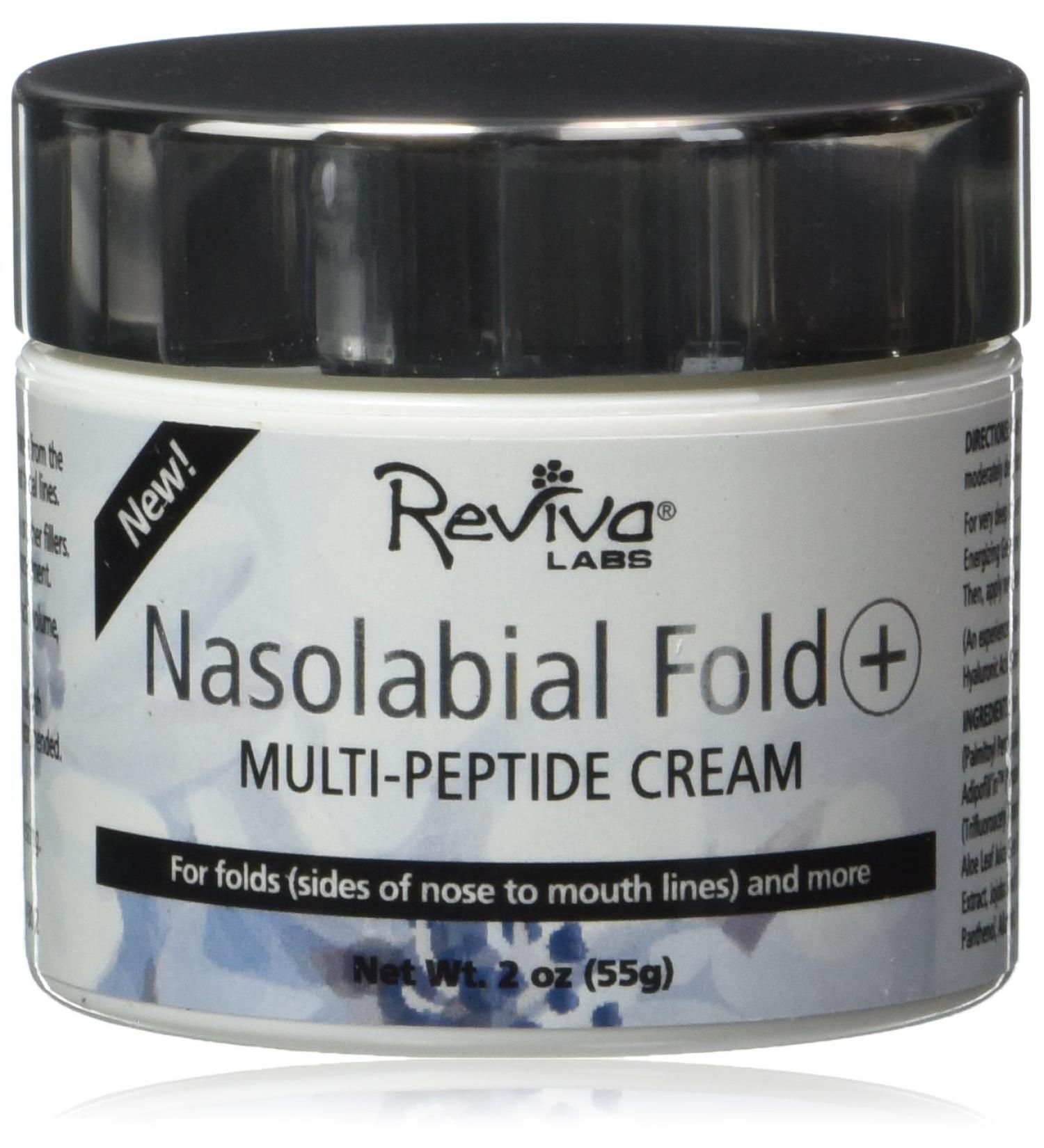 Reviva Labs Nasolabial Fold+ Multi-Peptide Complex - Anti-Aging 2 oz (55 g) - Buy Online on GoSupps.com