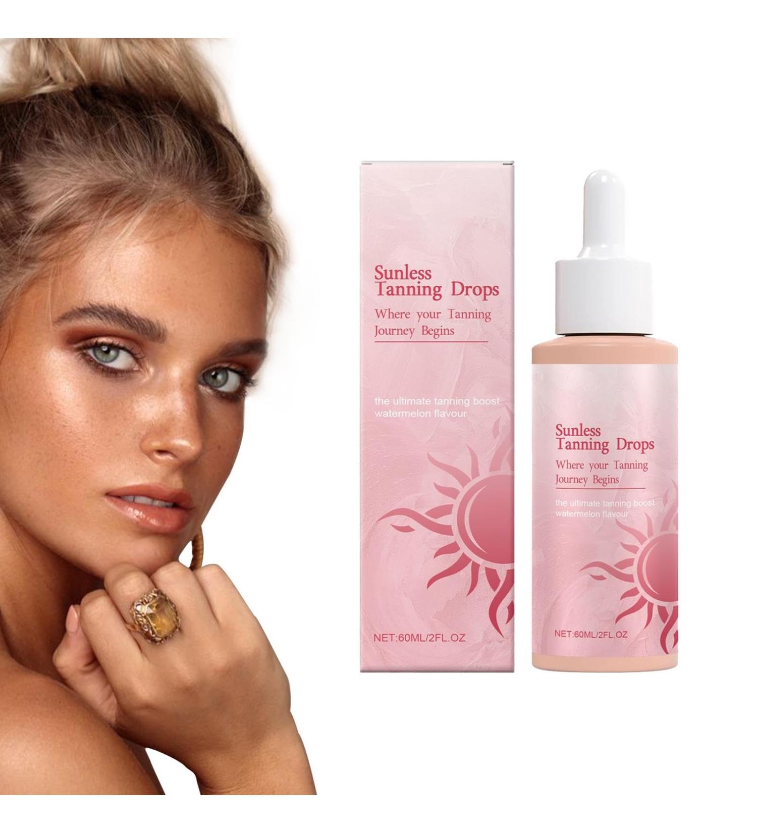  Buhygn Moisturizing Face Tanner Natural Tan Drops Skin-Moisturizing Glow Lightweight Fast-Absorbing Long-Lasting Formula 2 fl oz For Face and Body Radiant - Buy Online on GoSupps.com