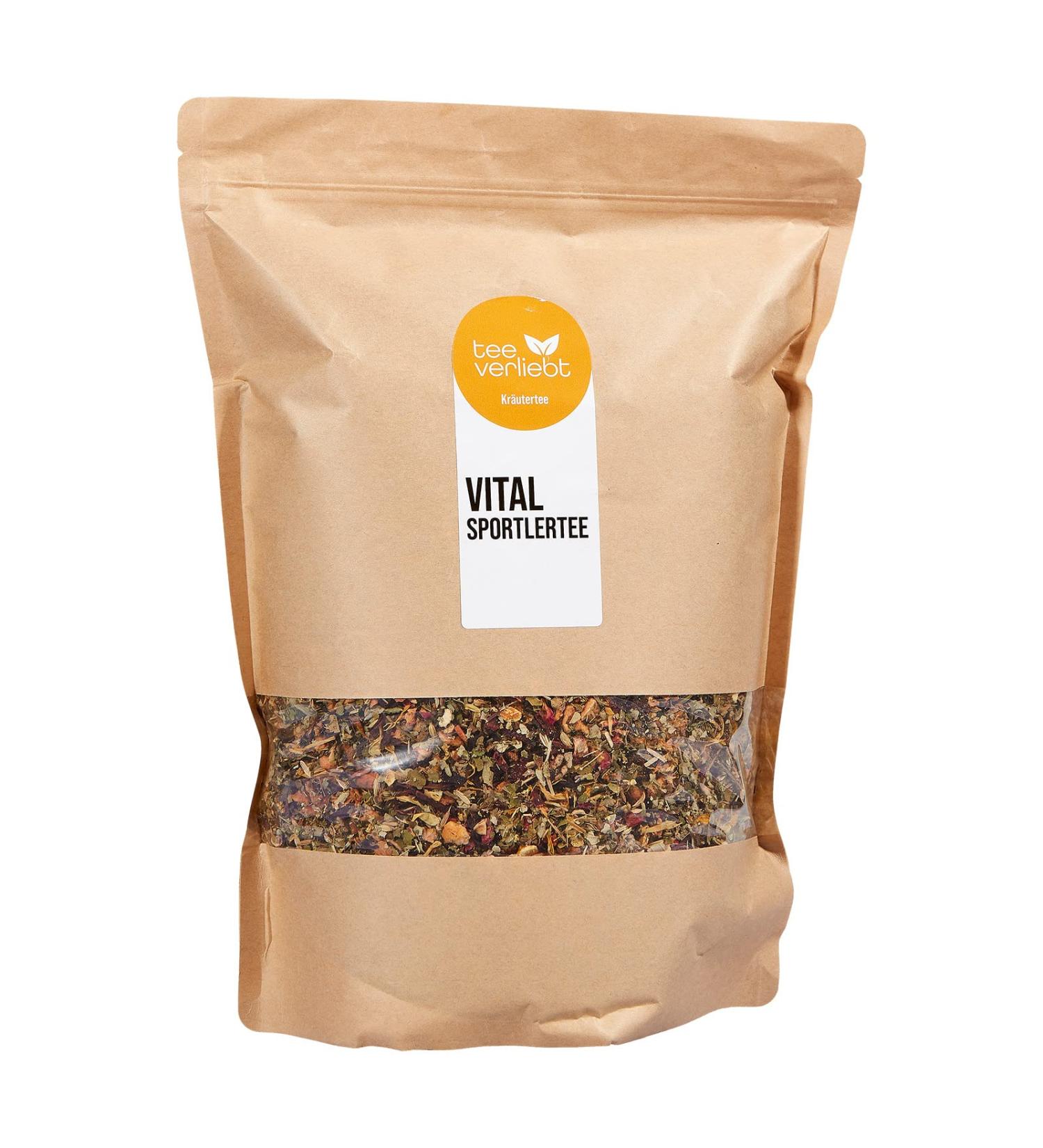 Buy Tea in Love Herbal Mixture - 1kg Vital Athlete Tea | Caffeine-Free Loose Herbal Tea Mix with Apple Anise Blackberry Fennel Orange & Peppermint - Buy Online on GoSupps.com