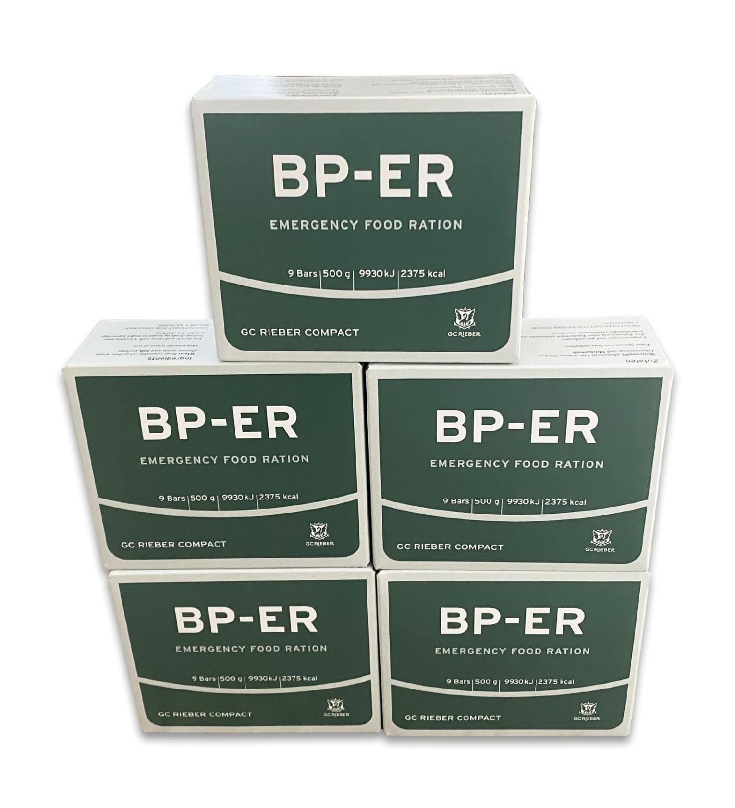 BP-Er Energy Bar - 45 Compact & Nutrient-Rich Outdoor Emergency Food | 5-Day Supply for Survival Situations - Buy Online on GoSupps.com