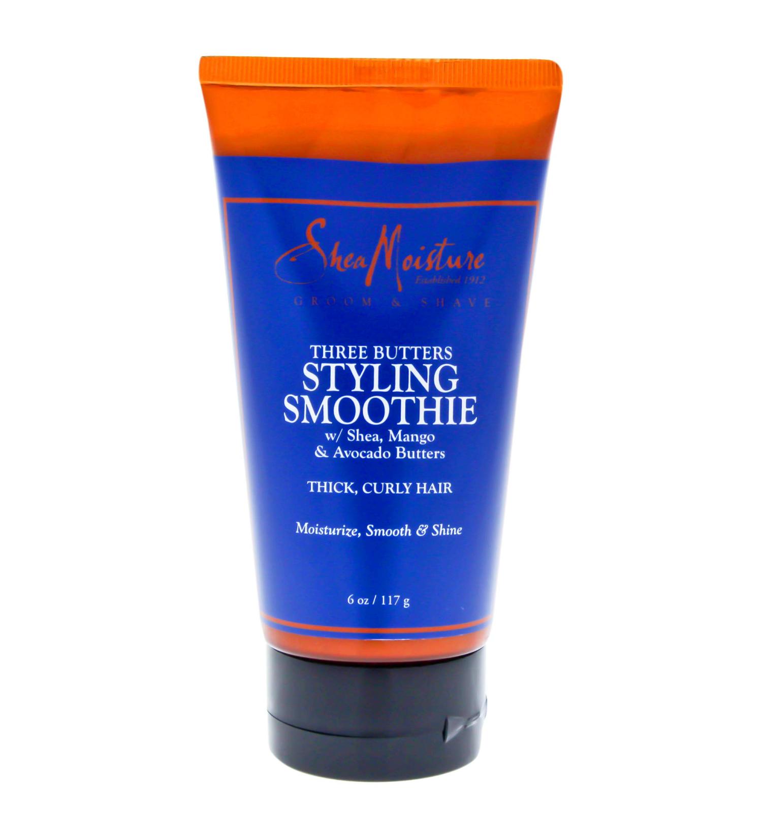 SheaMoisture Three Butters Styling Smoothie for Men 6 Ounce
