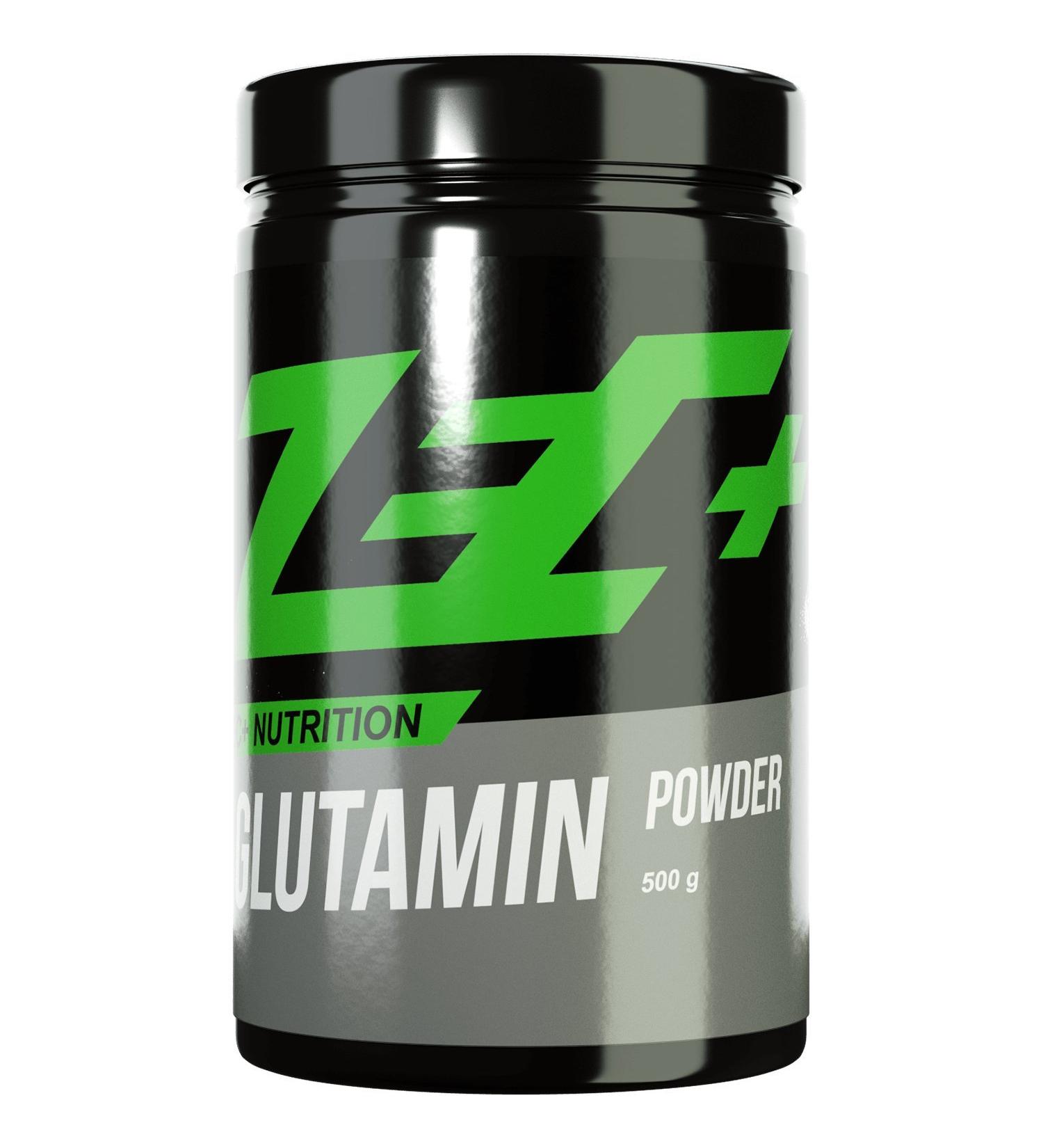 Zec+ Nutrition Glutamine Powder 500g pure L-Glutamine powder high dosage & tasteless Tasteless 500 g (1 pack)