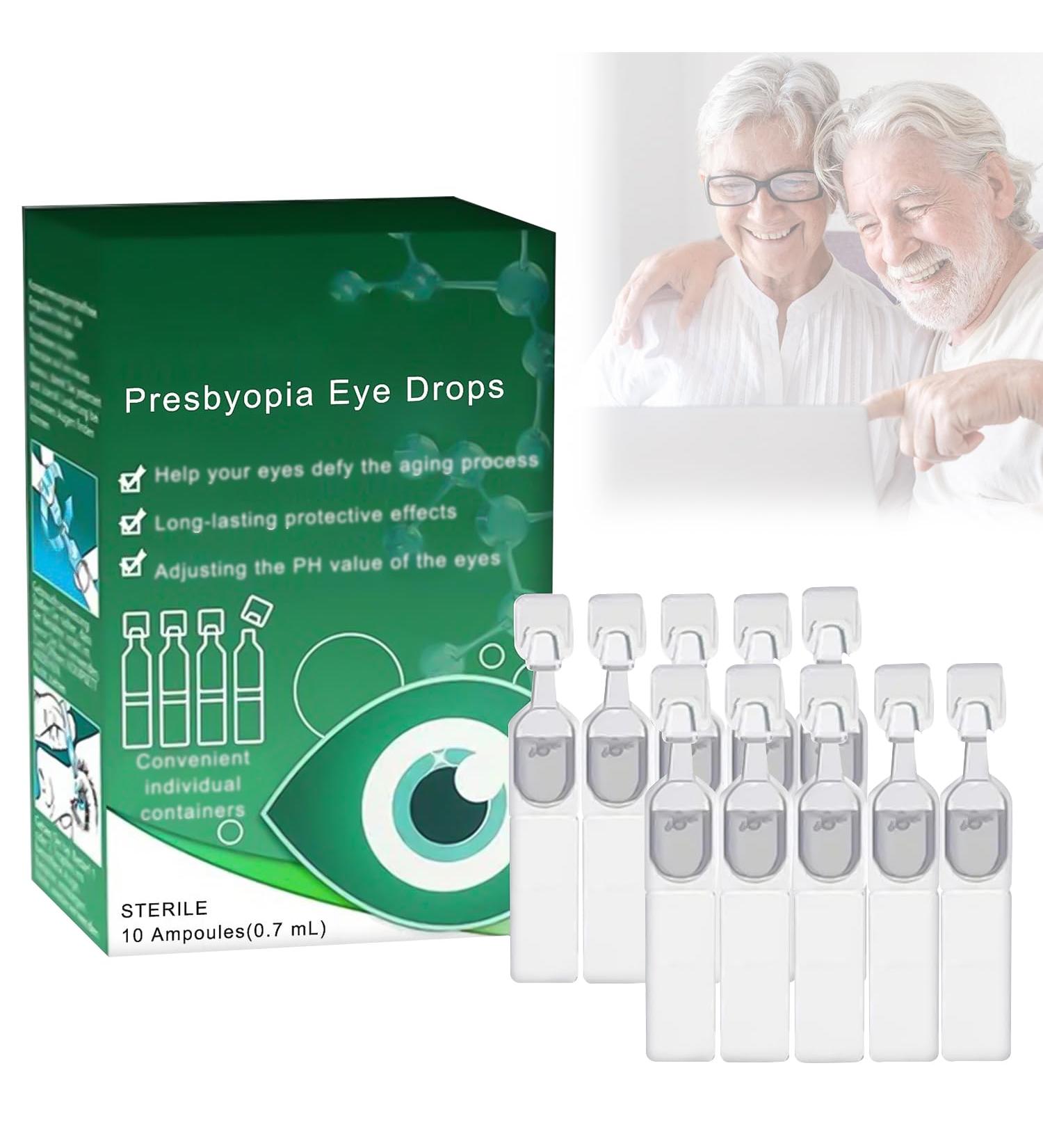 Optivipro Presbyopia Eye Drops - Vision Recovery & Dry Eye Care Drops (10 Pcs) | International Shipping Available - Buy Online on GoSupps.com