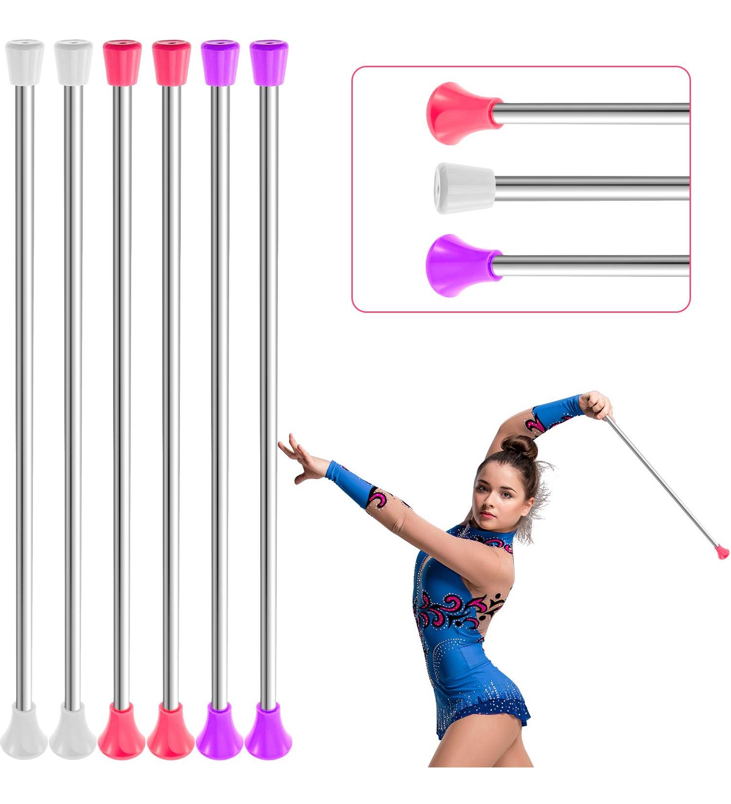 6 Pieces Twirling Batons Unisex Kids' Gymnastics Twirling Baton Dance Baton for Kids Girls Talent Shows  Artistic Dancing  Baton Twirling  Pink  White  Purple - Buy Online on GoSupps.com