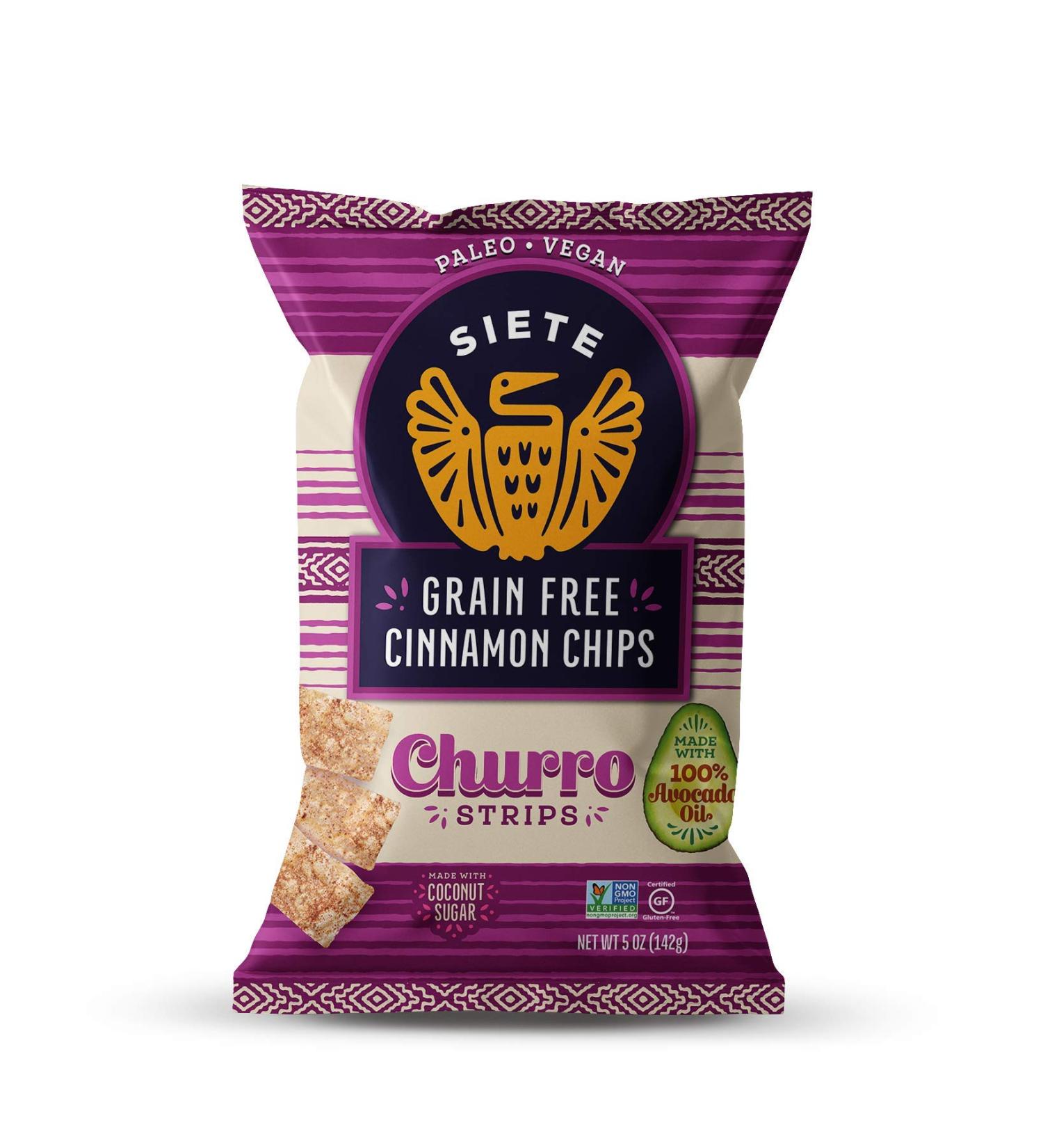 SIETE FAMILY FOODS Grain Free Churro Strips 5 OZ - Buy Online on GoSupps.com