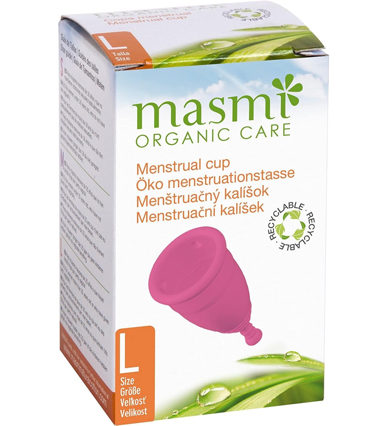MASMI NATURAL COTTON eco menstrual cups size L