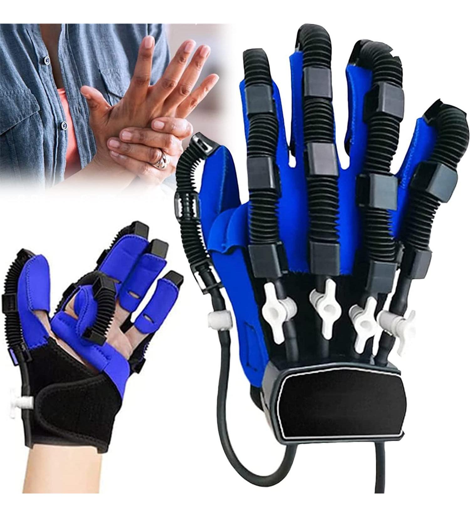 Rehabilitation Robot Gloves Stroke Hemiplegia Finger Rehabilitation Trainer for Hand Function Recovery Hand Splint Assistive Gloves Finger Straightening Brac Lefthand X - Buy Online on GoSupps.com