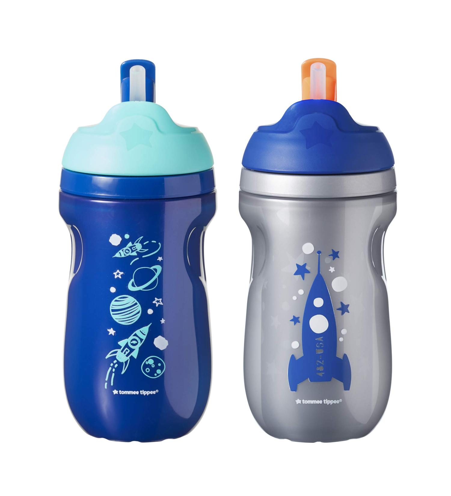 Tommee Tippee Insulated Toddler Straw Sippy Cup 9oz 12+ Months - 2 Count - Buy Online on GoSupps.com