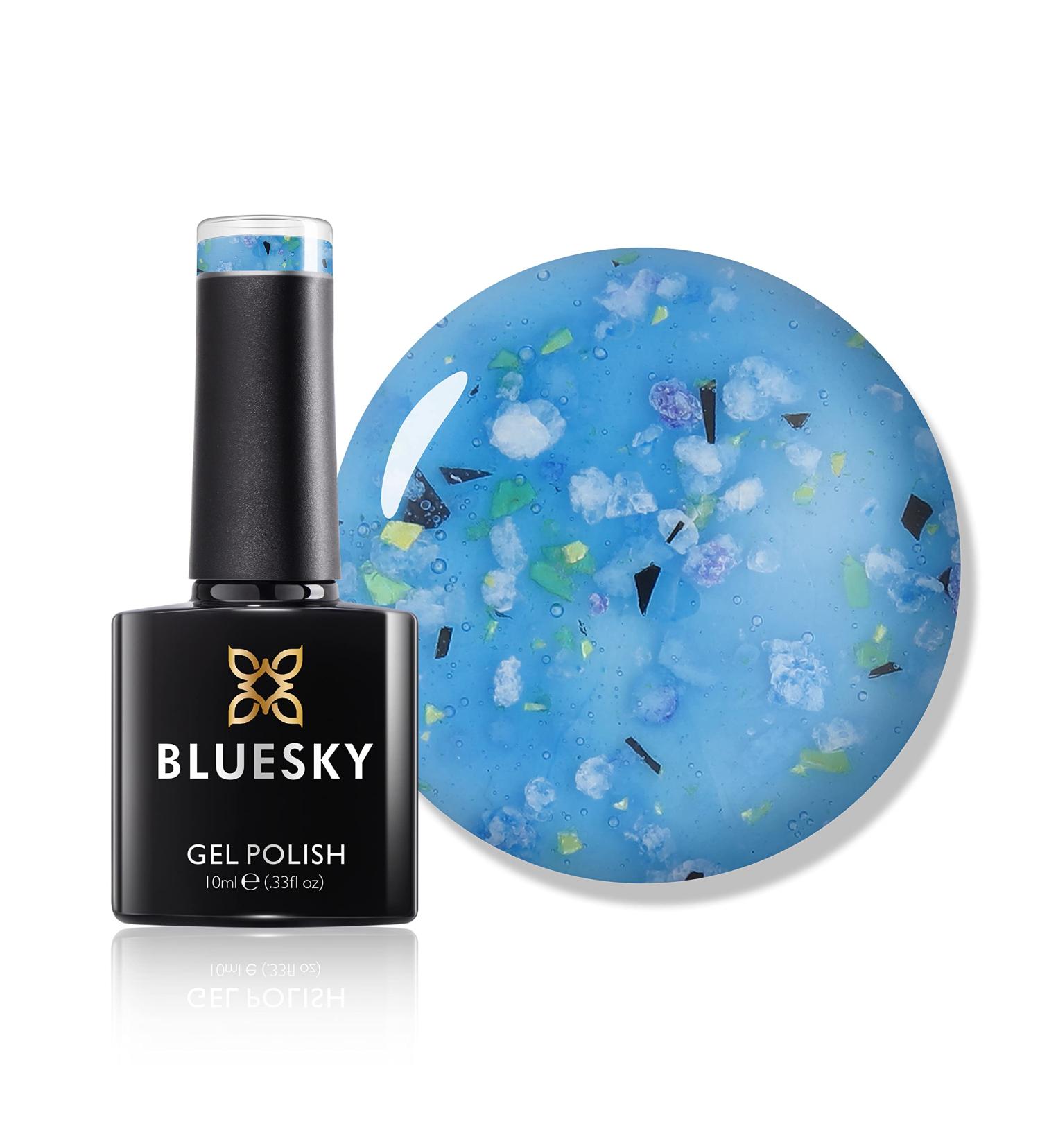 BLUESKY Gel Nail Polish Flower Gel Bluebell Breeze BFL05 Blue Jelly Long Lasting Chip Resistant (Requires Drying Under UV or LED Lamp) - Buy Online on GoSupps.com