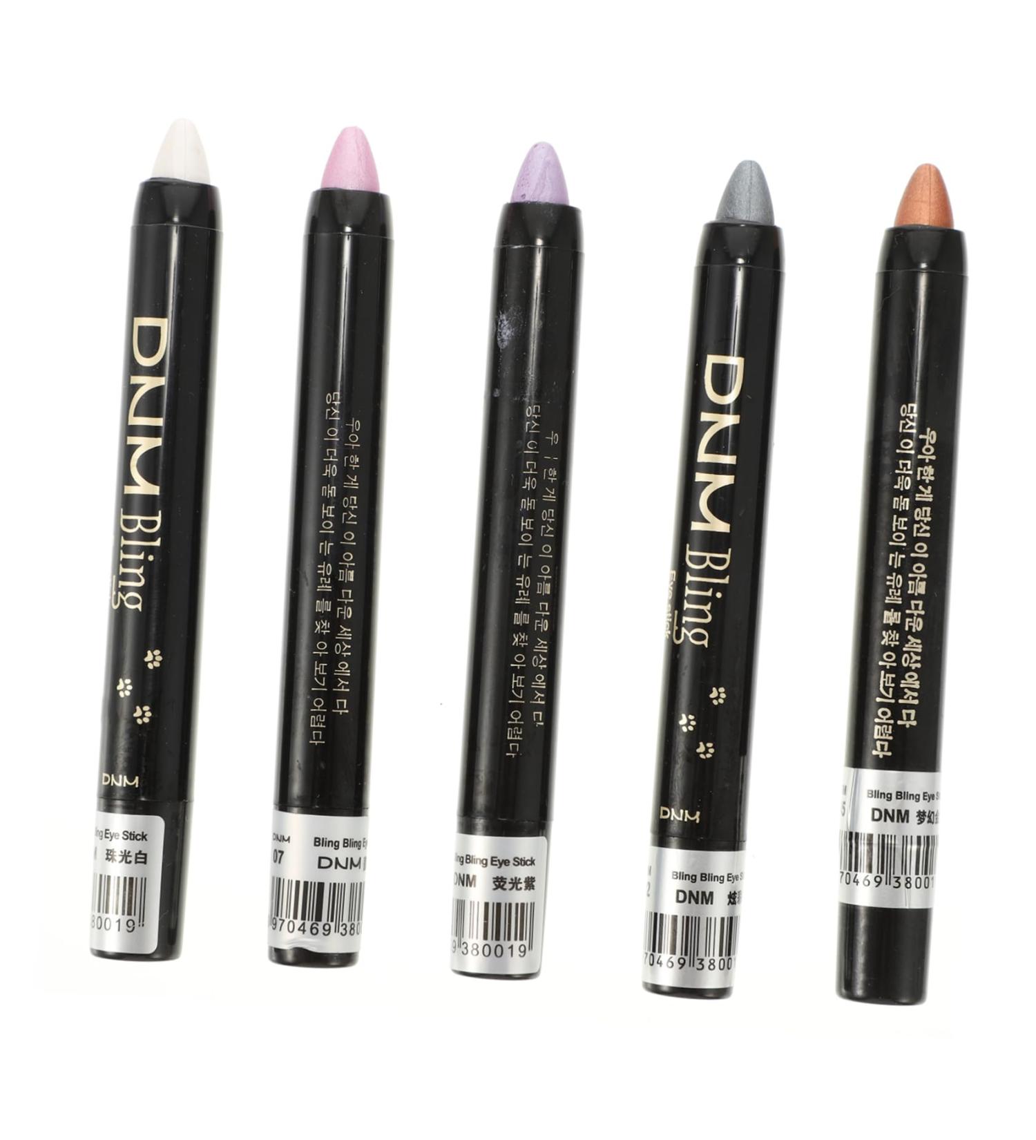 VINTORKY 5pcs Girl Makeup Supplies Cream Eyeshadow Stick Glitter Eye Shadow Packing Paste - Buy Online on GoSupps.com