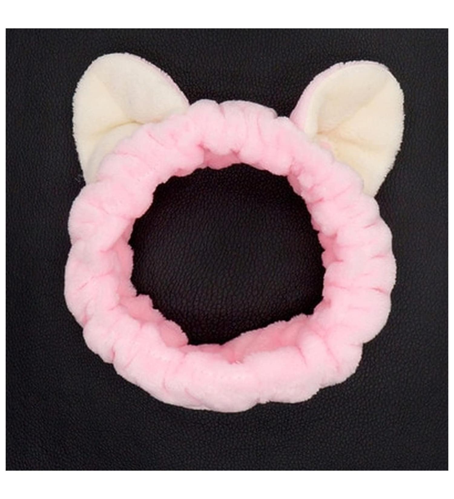Face Wash Headband Multiple Styles Cute Elastic Cat Ears Headbands for Women Girls Makeup Face Washing Headband Hairdo Headwrap Hair Accessory Headband For Washing Face(TS14-Pink) - Buy Online on GoSupps.com