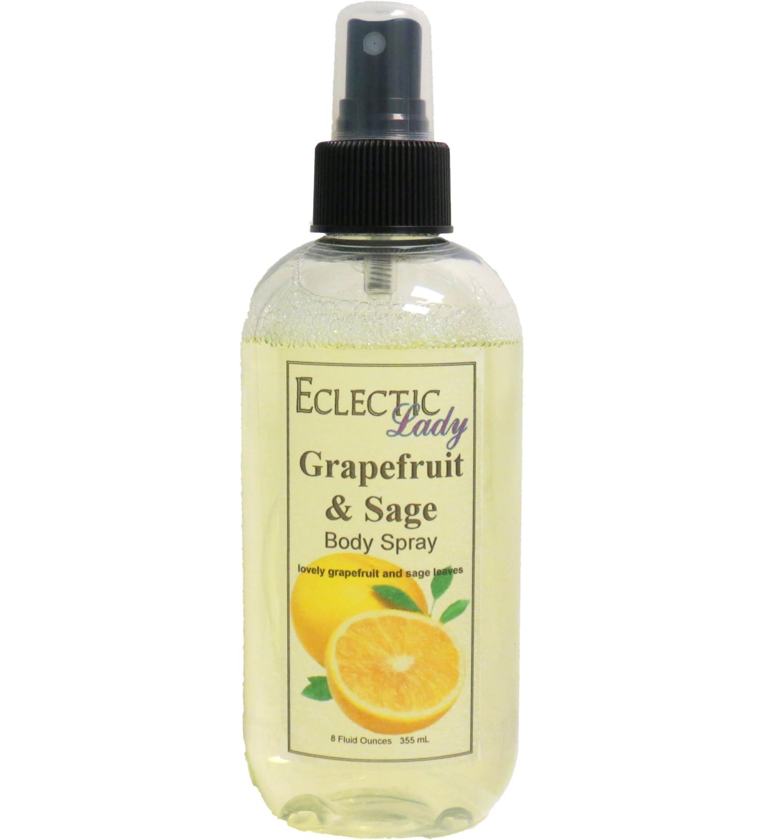 Grapefruit And Sage Body Spray 8 ounces Body Mist for Women with Clean Light & Gentle Fragrance Long Lasting Perfume with Comforting Scent for Men & Women Cologne with Soft Subtle Aroma For 8 Fluid Ounces - Buy Online on GoSupps.com