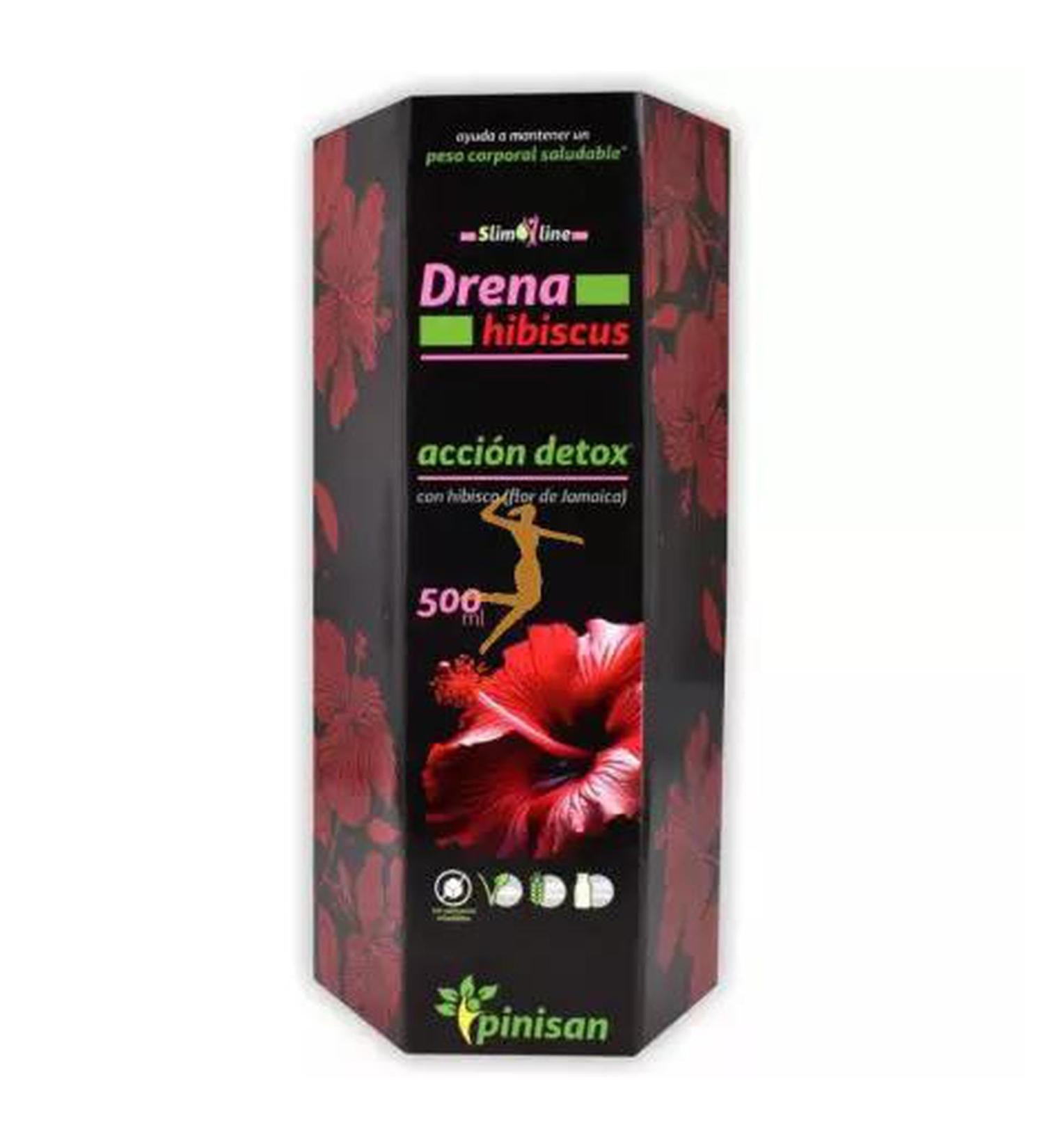 Pinisan Hibiscus Drena 500 ml removes toxins and feels lighter