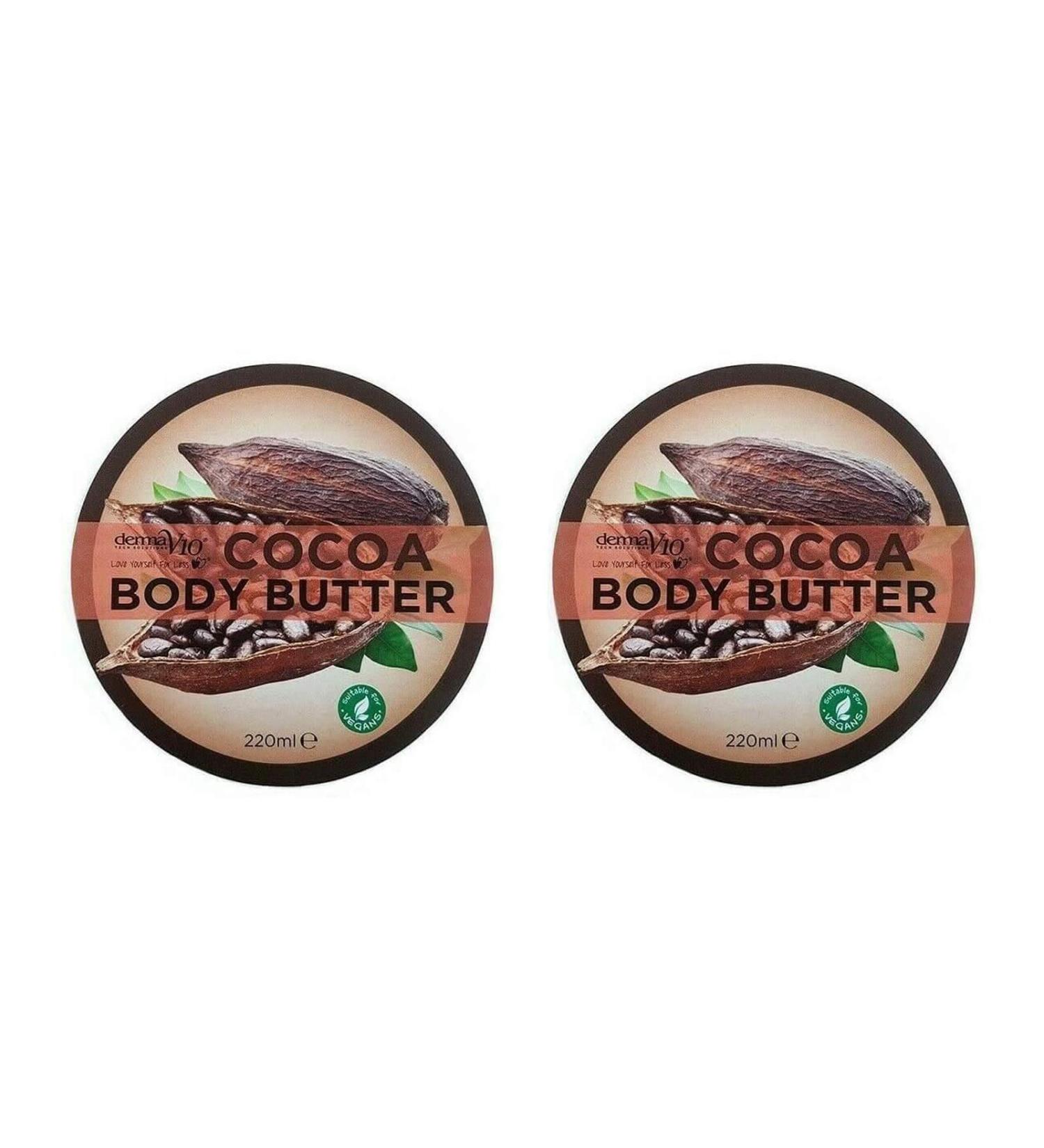 Derma V10 cocoa butter 220 ml 2 pieces