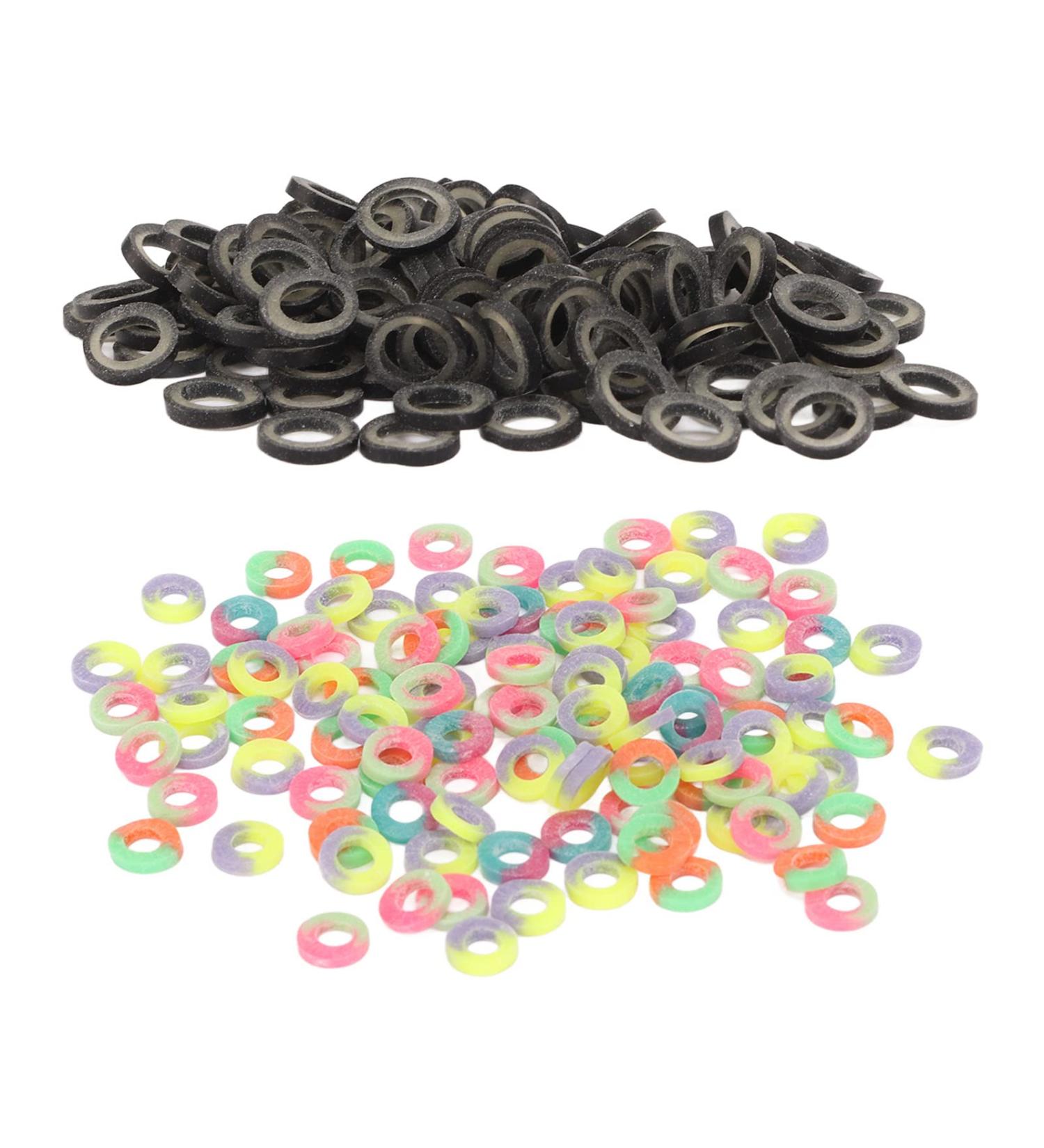 500pcs 1/8 Inch Black Elastic Bands for Braces & Hair Styling | Portable & Professional Dental Rubber Bands | Dreadlocks & Hair Braids Accessories with Free Elastic Placer - Buy Online on GoSupps.com