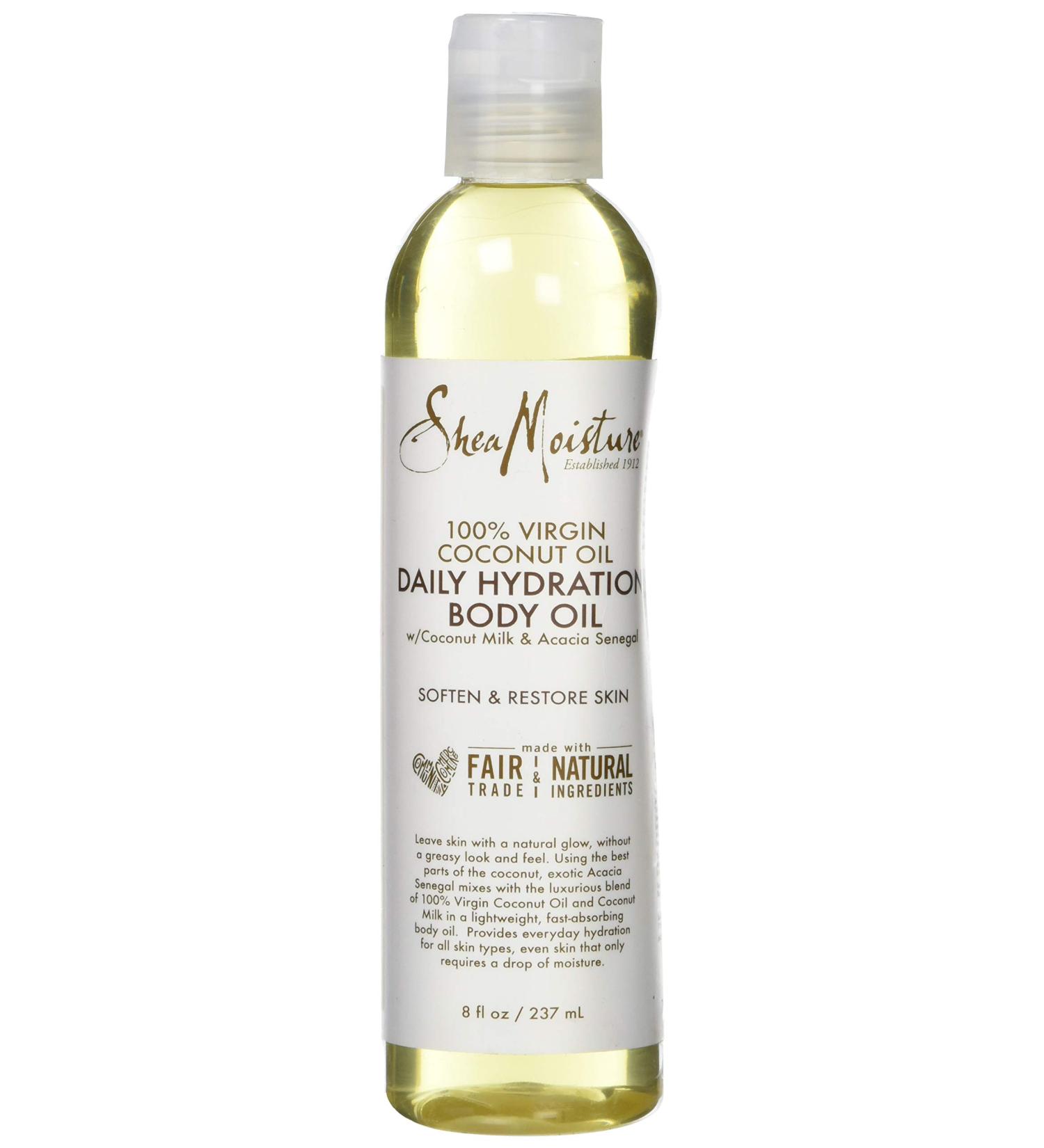 Shea Moisture 100% Virgin Coconut Oil - Daily Hydration Body Oil 8oz | Nourishing Moisture for Skin - Shop Internationally - Buy Online on GoSupps.com