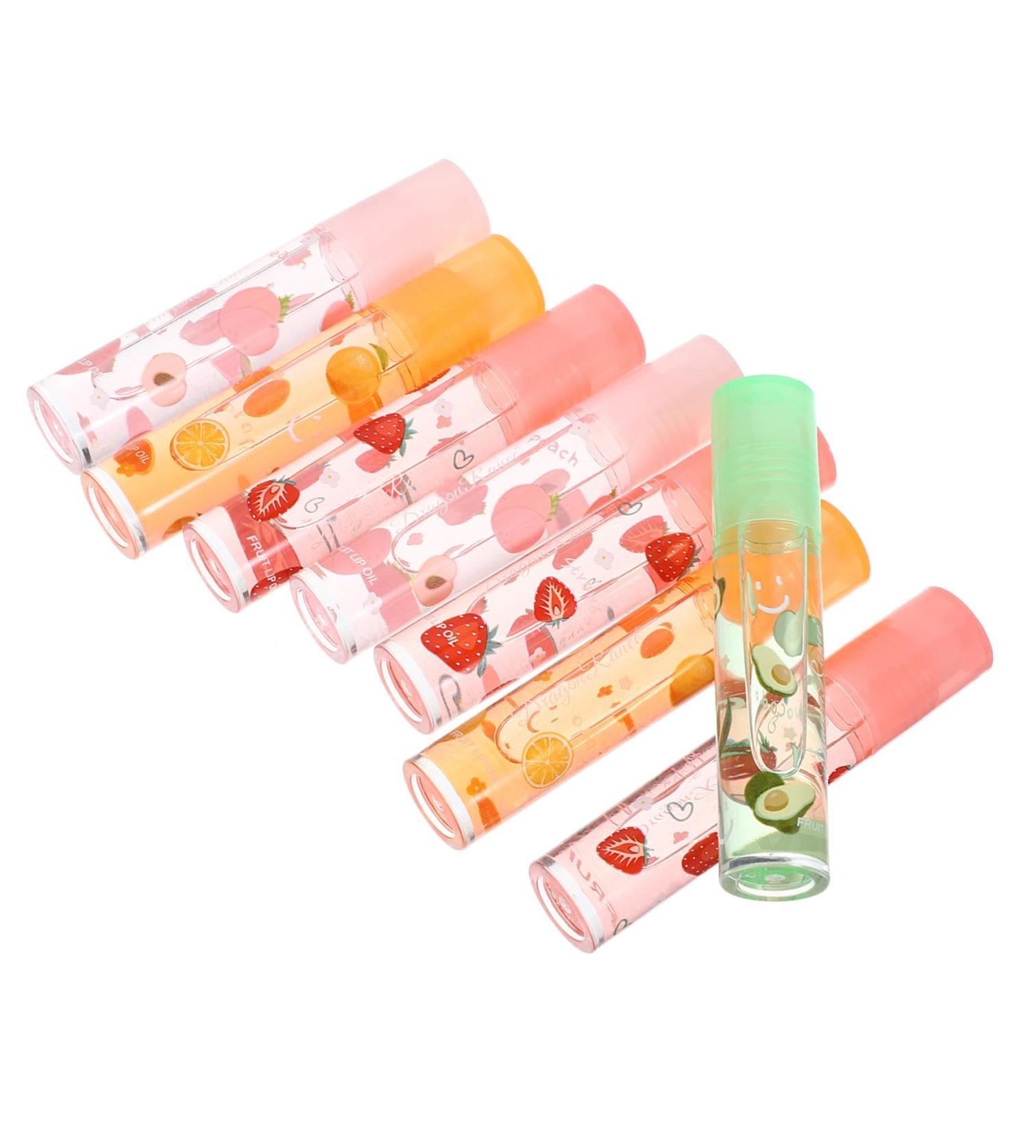 CLISPEED Lot de 8 Gloss L vres Transparents Hydratants Parfum s aux Fruits Brillant Protecteur Format Compact pour ges Vari s Soin L vres S ches Hiver - Buy Online on GoSupps.com