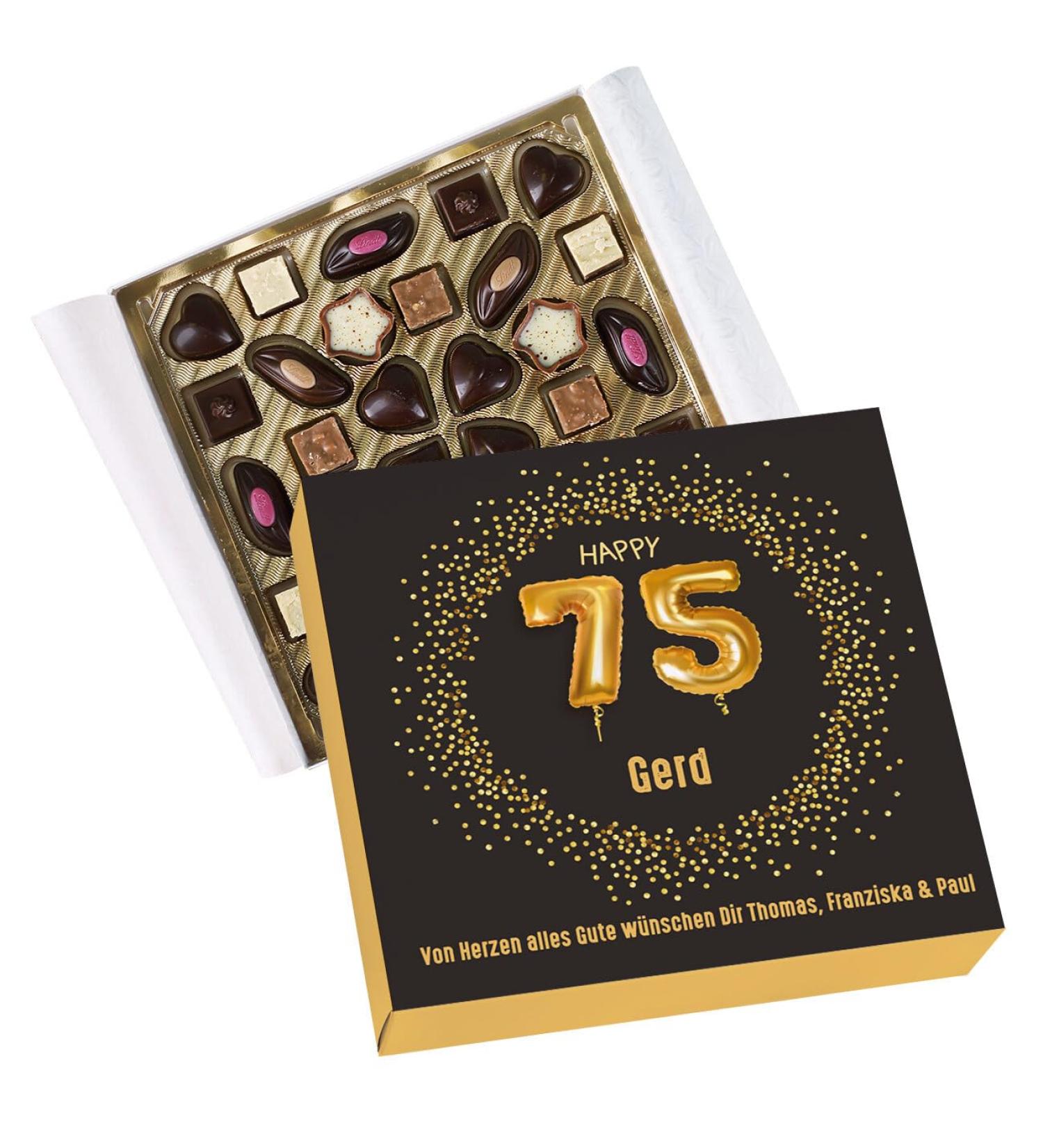 Herz & Heim Lindt Pralines 155g - Alcohol-Free Happy Birthday Gifts | Customizable Designs - Buy Online on GoSupps.com