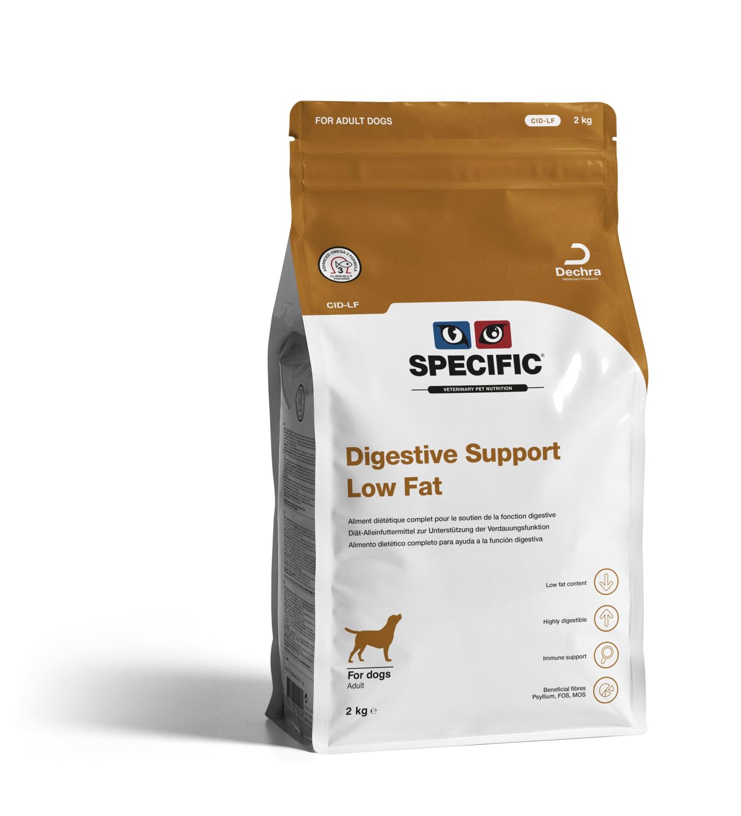 SPECIFIC Canine Adult CID-LF Digestive Support Low Fat 2 kg - Buy Online on GoSupps.com