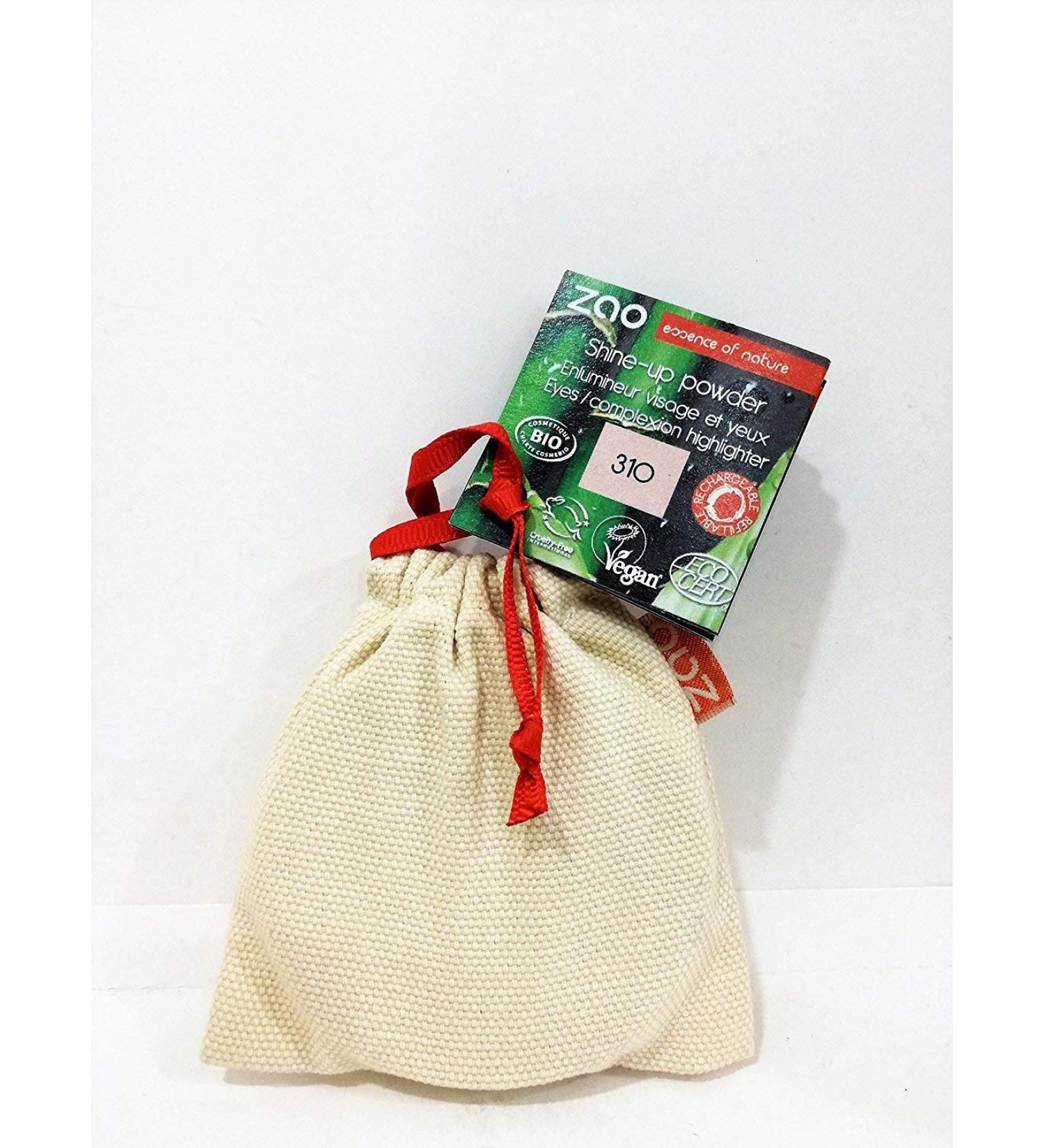 ZAO Shine-up Powder 310 pink champagne Shine powder beige-pink