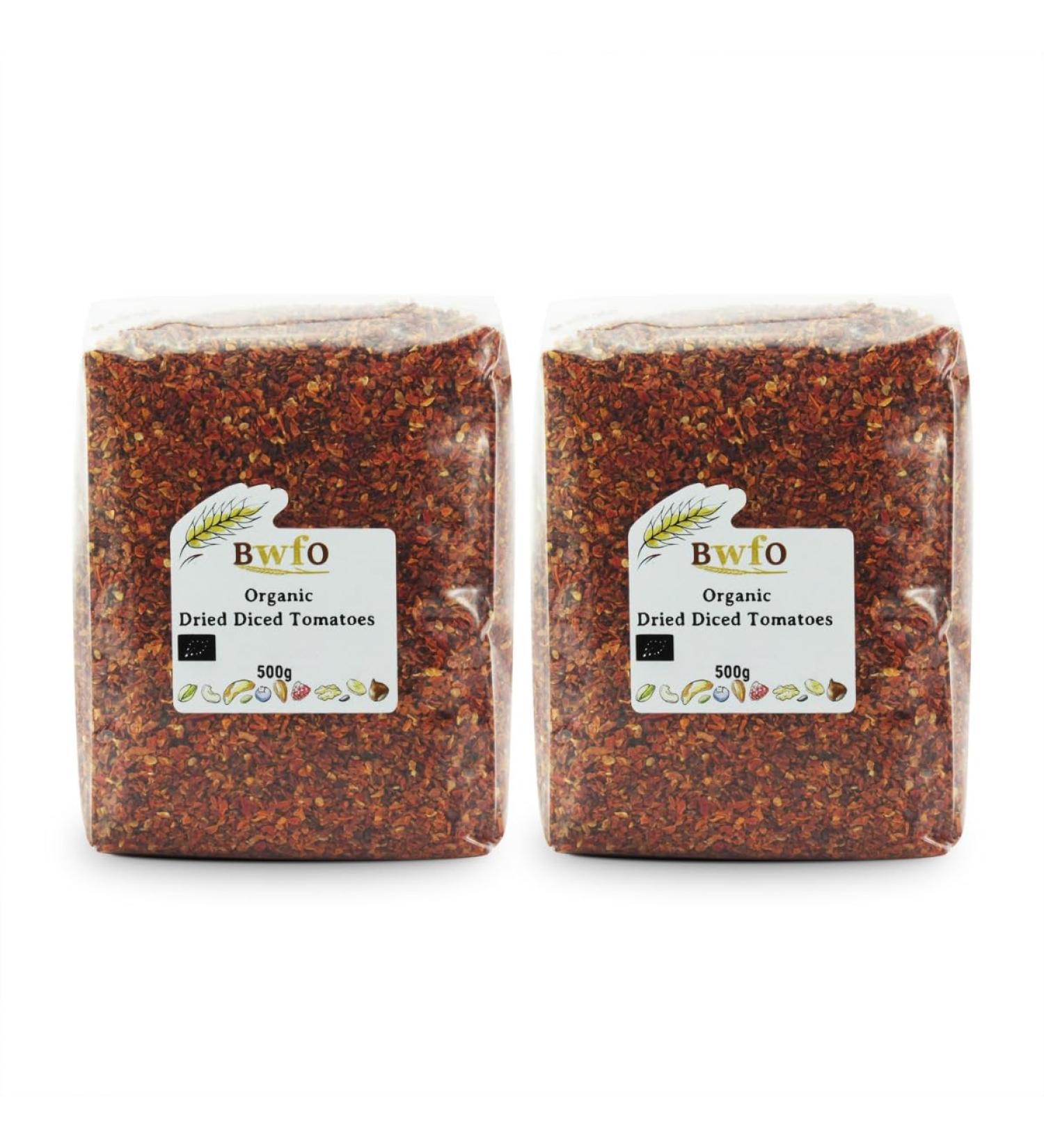 Organic Dried Diced Tomatoes 1kg (BWFO)