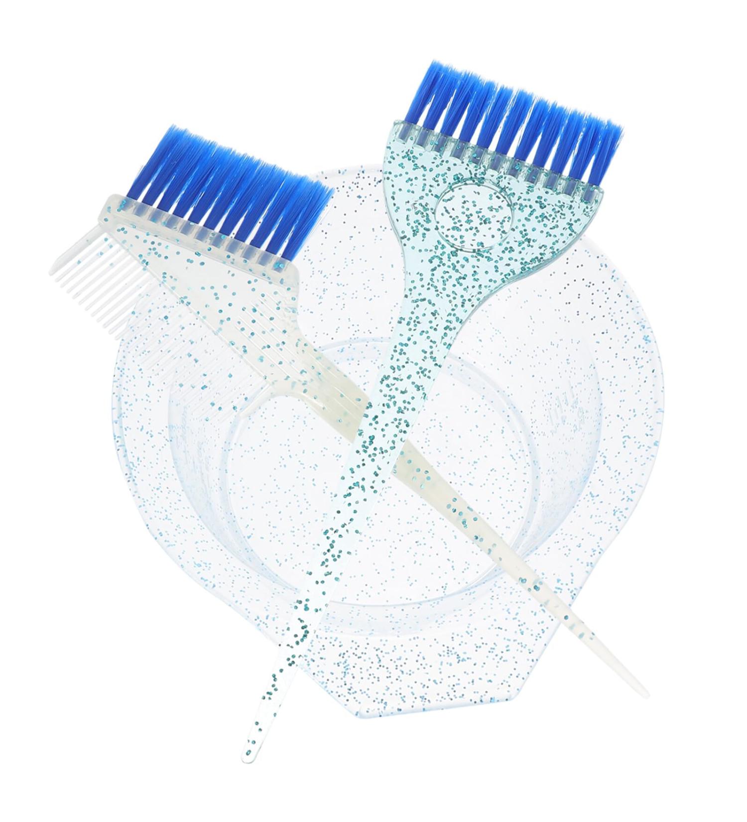 Cabilock Set de Brosse Coloration Cheveux avec Bol M langeur Transparent Bleu Pinceau Souple pour Salon et Usage Personnel M lange Teinture Professionnel - Buy Online on GoSupps.com