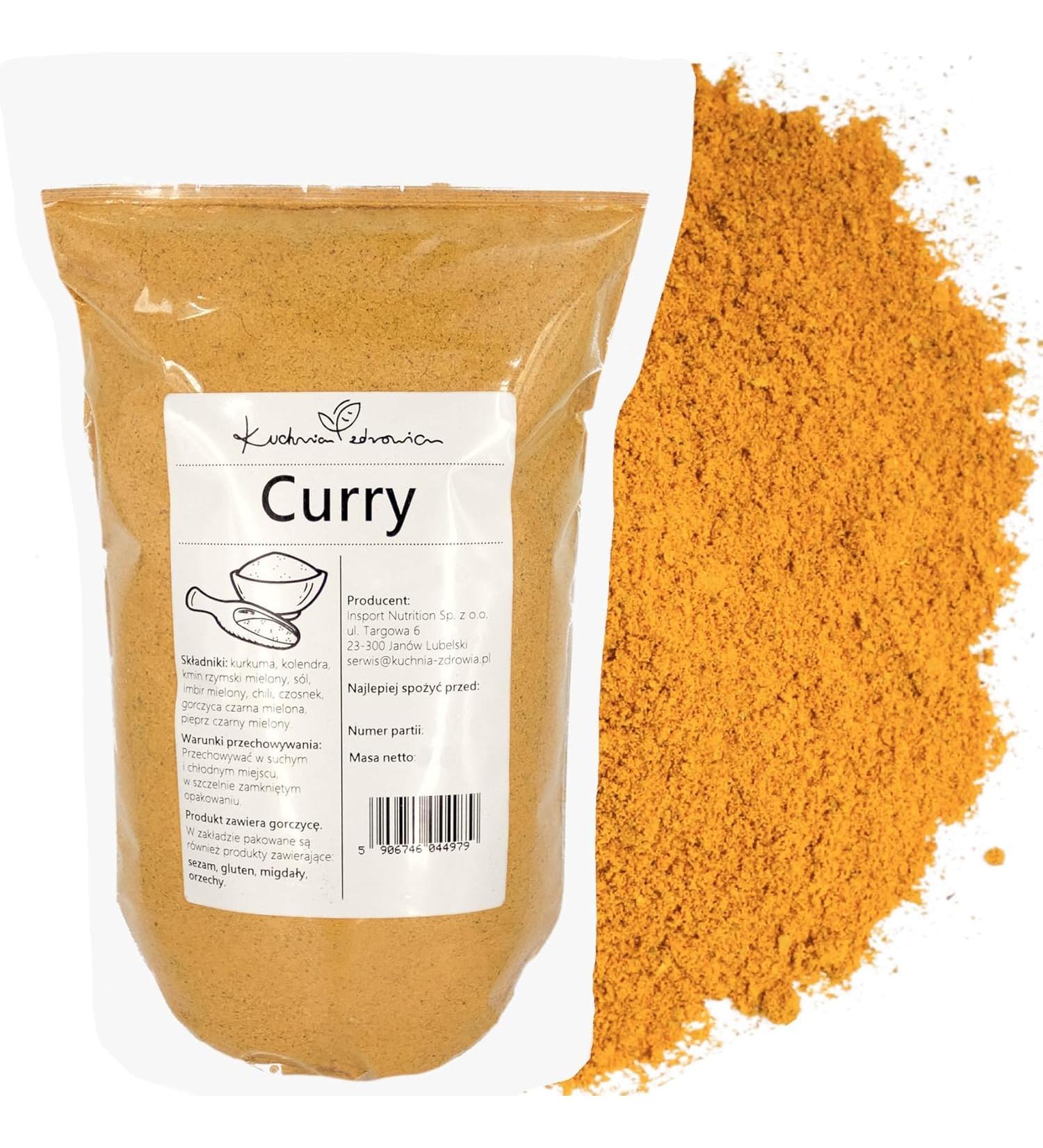  Kuchnia Zdrowia Kuchnia Zdrowia - Indian Curry Powder - Aromatic Spice Blend - Leak Proof Packaging with Zipper - Doypack: (100g) - Buy Online on GoSupps.com