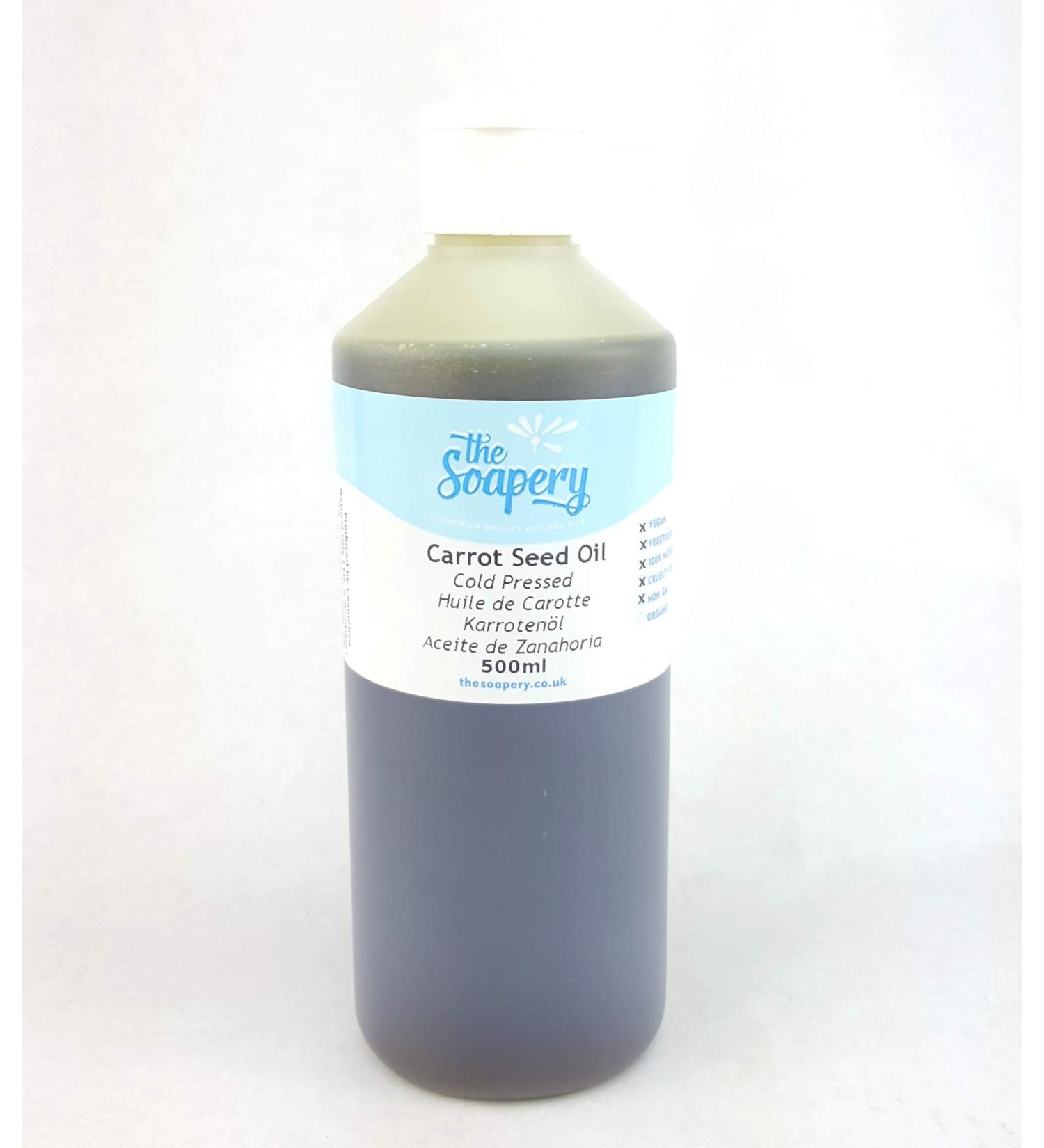 Unrefined Cold Pressed Carrot Seed Oil 500ml - Buy Online on GoSupps.com