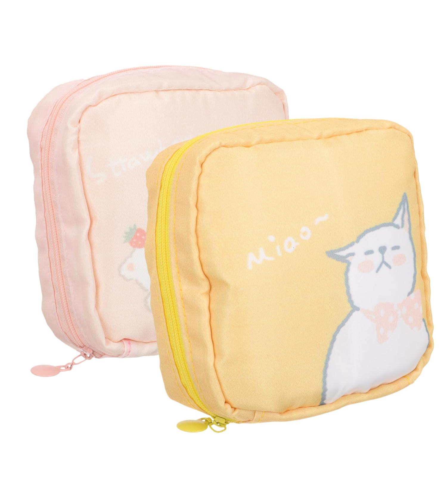 Buy Lurrose 2-Pack Menstrual Pillow & Tampon Relaxation Bags - Portable Oxford Fabric for Discreet Disposal & Comfort - Buy Online on GoSupps.com