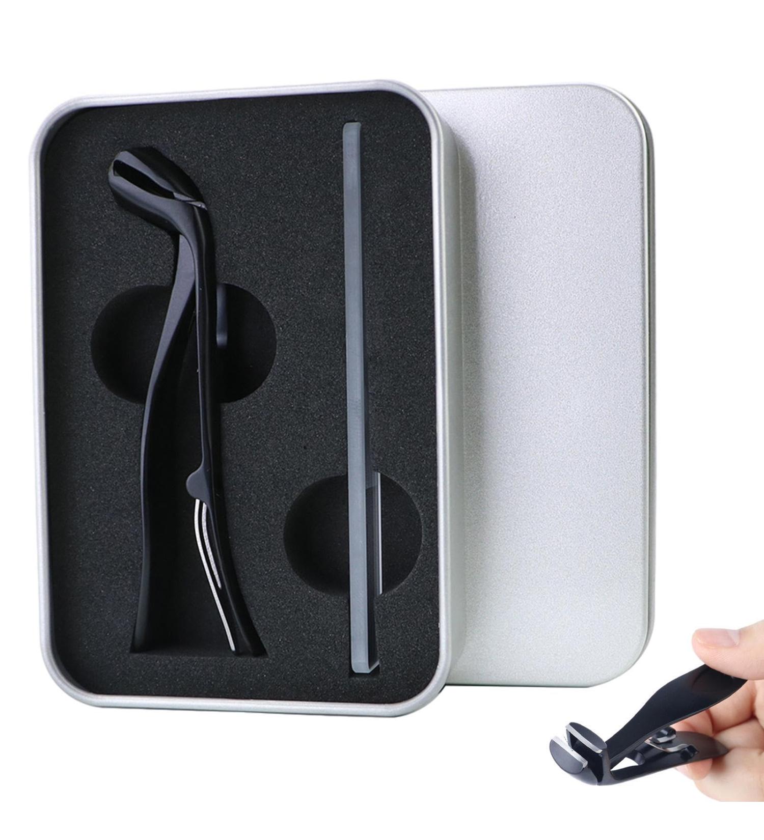 Stainless Steel Nail Clippers with File 360 Rotating Head Long Handle Nail Clippers Large Wide Jaw Nail Clipper Ergonomic Toenail Clipper for Thick Nails(Black) - Buy Online on GoSupps.com