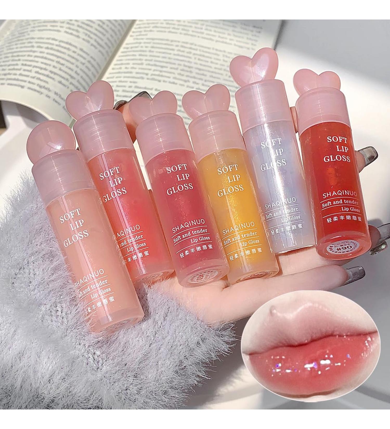 Shop Dulele 6 PCS Hydrating Shimmer Lip Gloss Set Non-Sticky Glitter Liquid Lipstick & Lip Glaze for Glamorous Shine - Buy Online on GoSupps.com