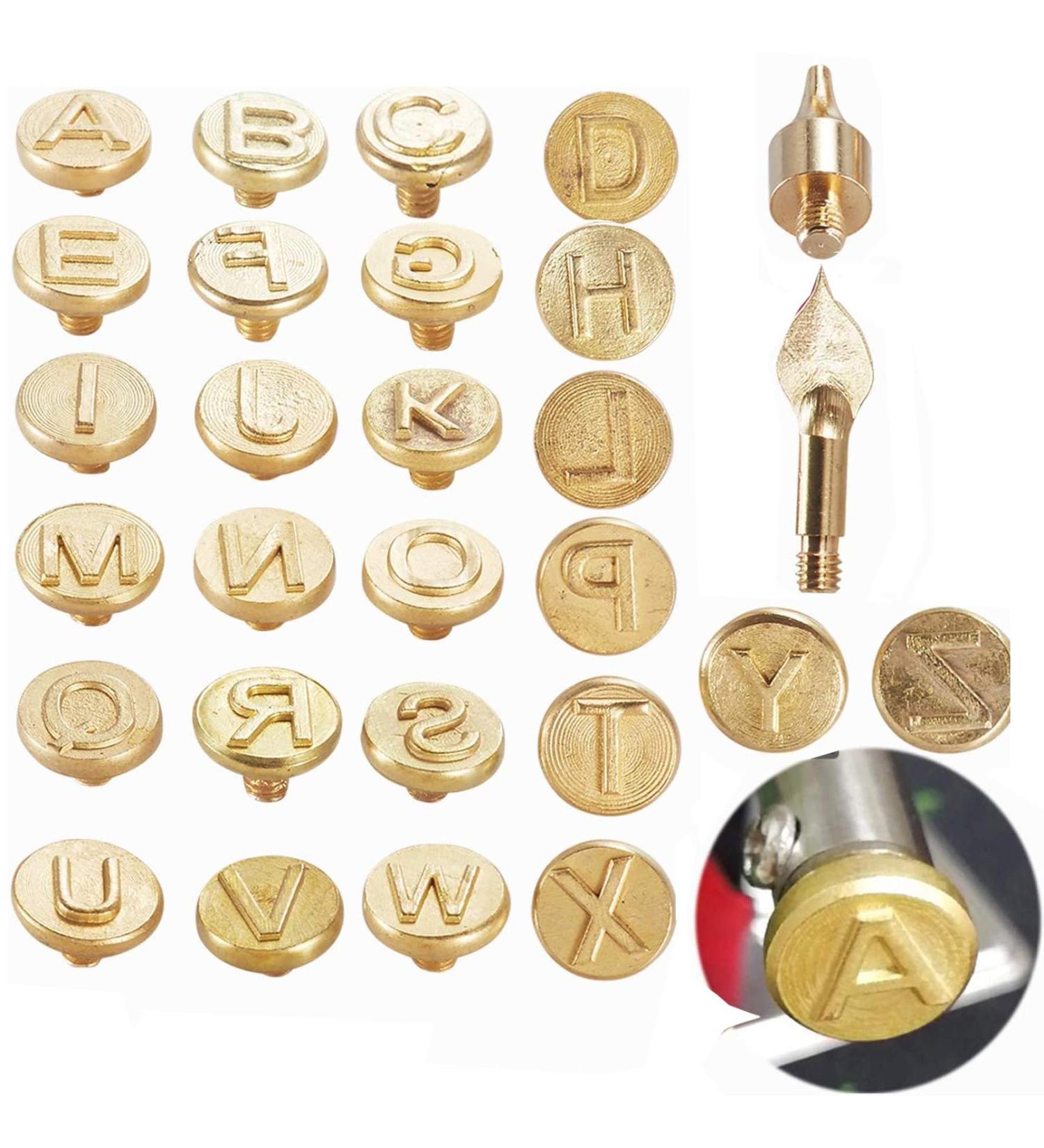 Wood Burning Alphabet Template for Embossing and Carving Crafts - Wood Burning Tips Letters - Buy Online on GoSupps.com