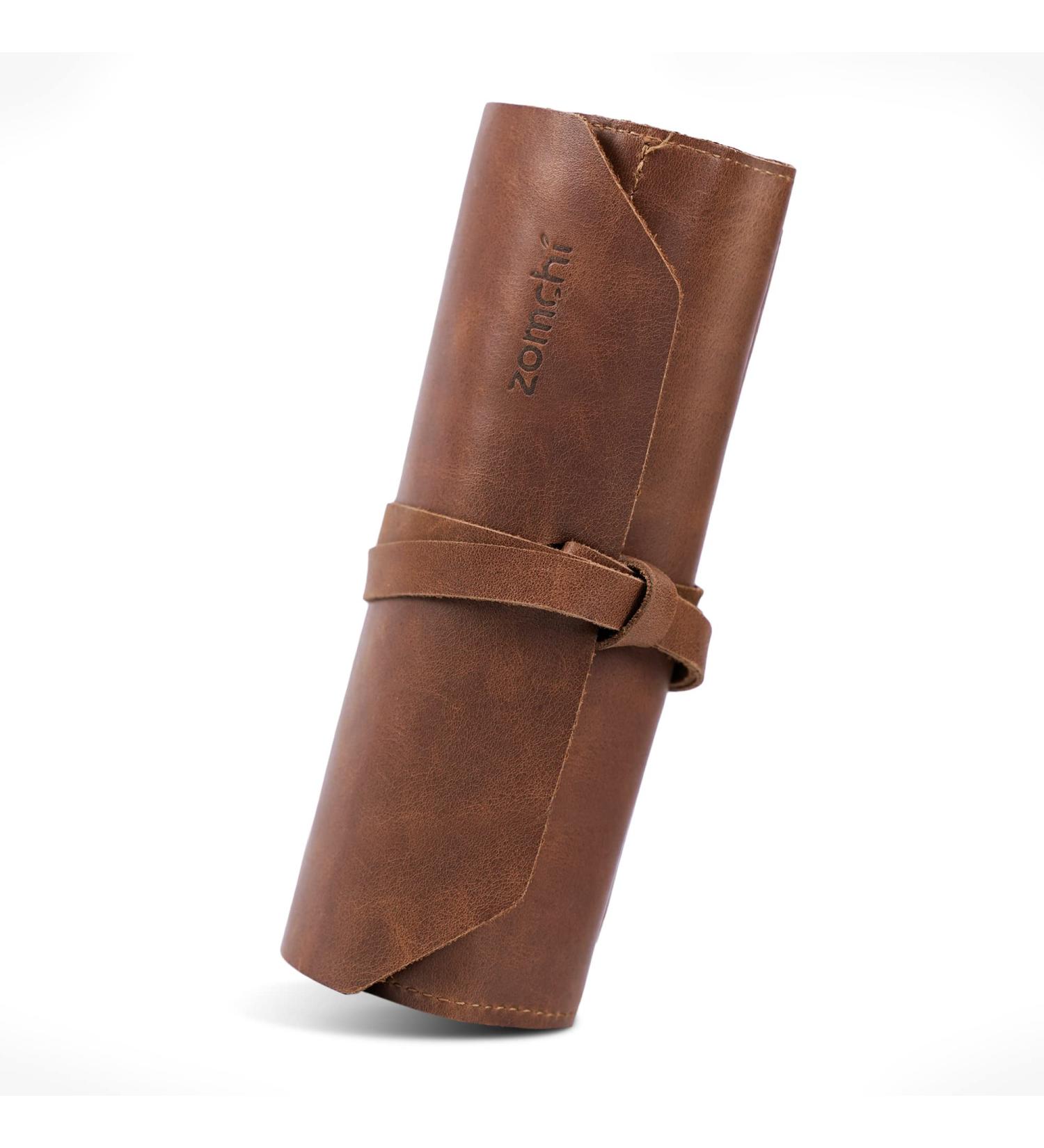 ZOMCHI Genuine Leather Safety Razor Case - Large (Pack of 1) | Durable & Stylish Protection for Your Razor | International Shipping Available - Buy Online on GoSupps.com