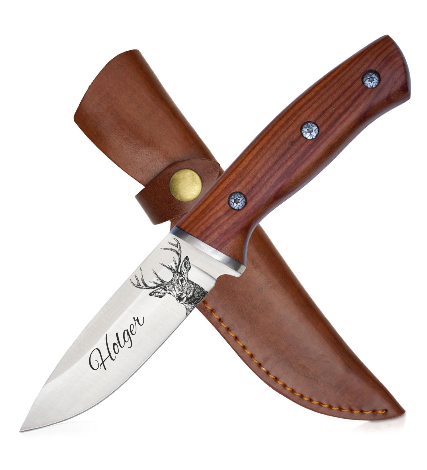 WOLFSARTIG Personalized Hunting Knife - Engraved Gifts for Hunters | Perfect for Birthdays Father's Day & Christmas - Buy Online on GoSupps.com